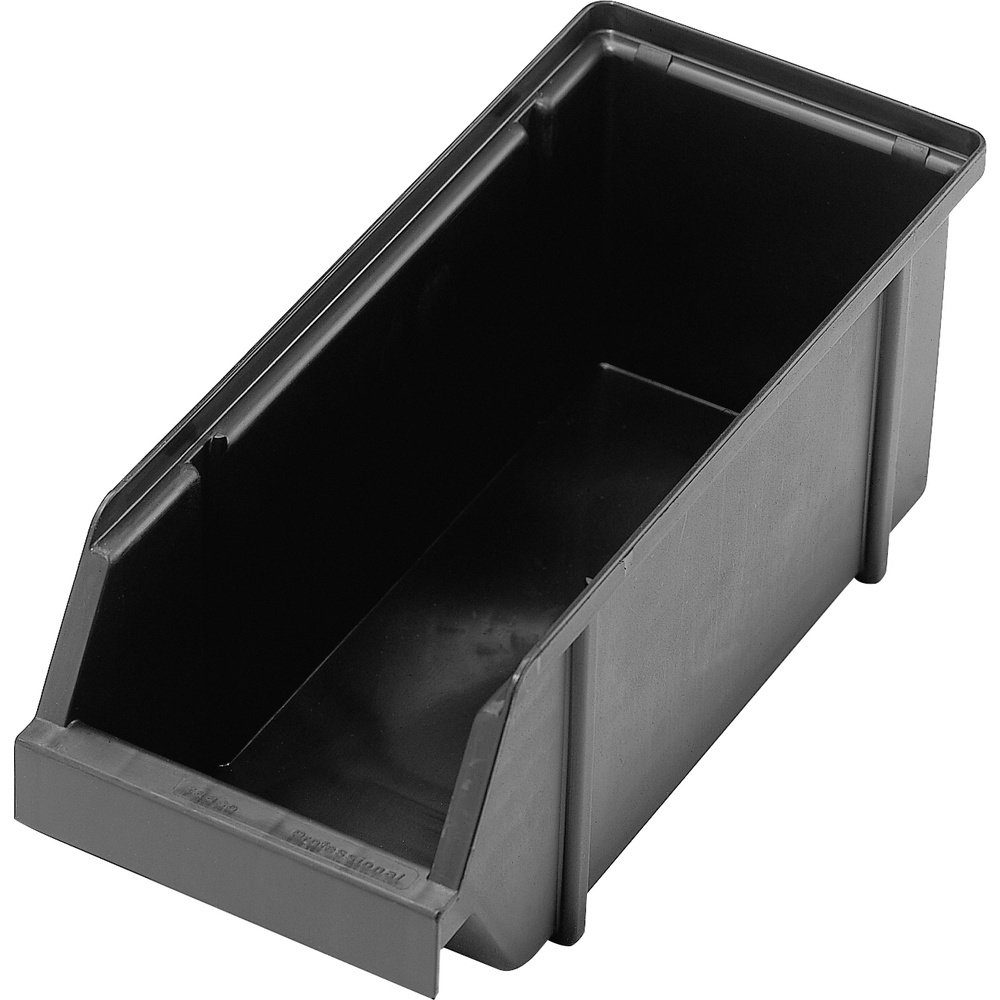 raaco Aufbewahrungsbox raaco 113021 ESD Lagersichtbox (B x H x T) 125 x 126 x 300 mm Schwar