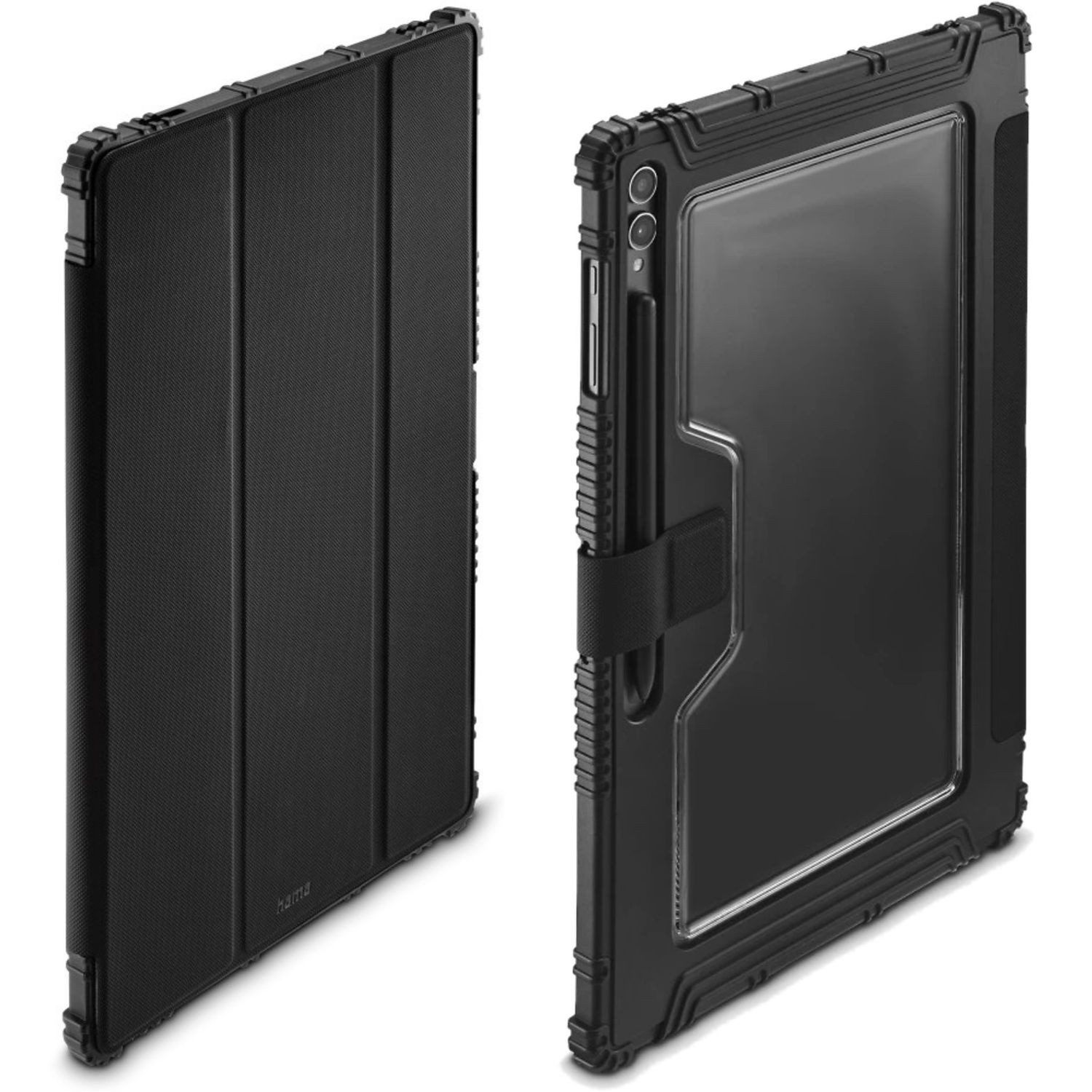 Hama Tablet-Hülle Rugged Case Smart Tasche Book Cover Stoßfest 14,6 Zoll, Ständer Schutz-Hülle Rugged Case für Samsung Galaxy Tab S10 Ultra 14,6