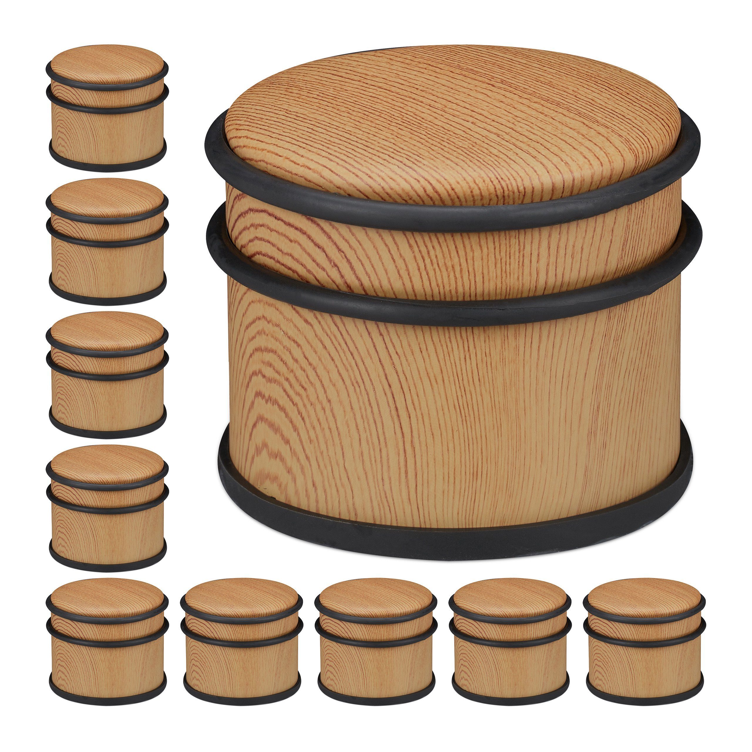 Türstopper 10 x Türstopper Holzoptik