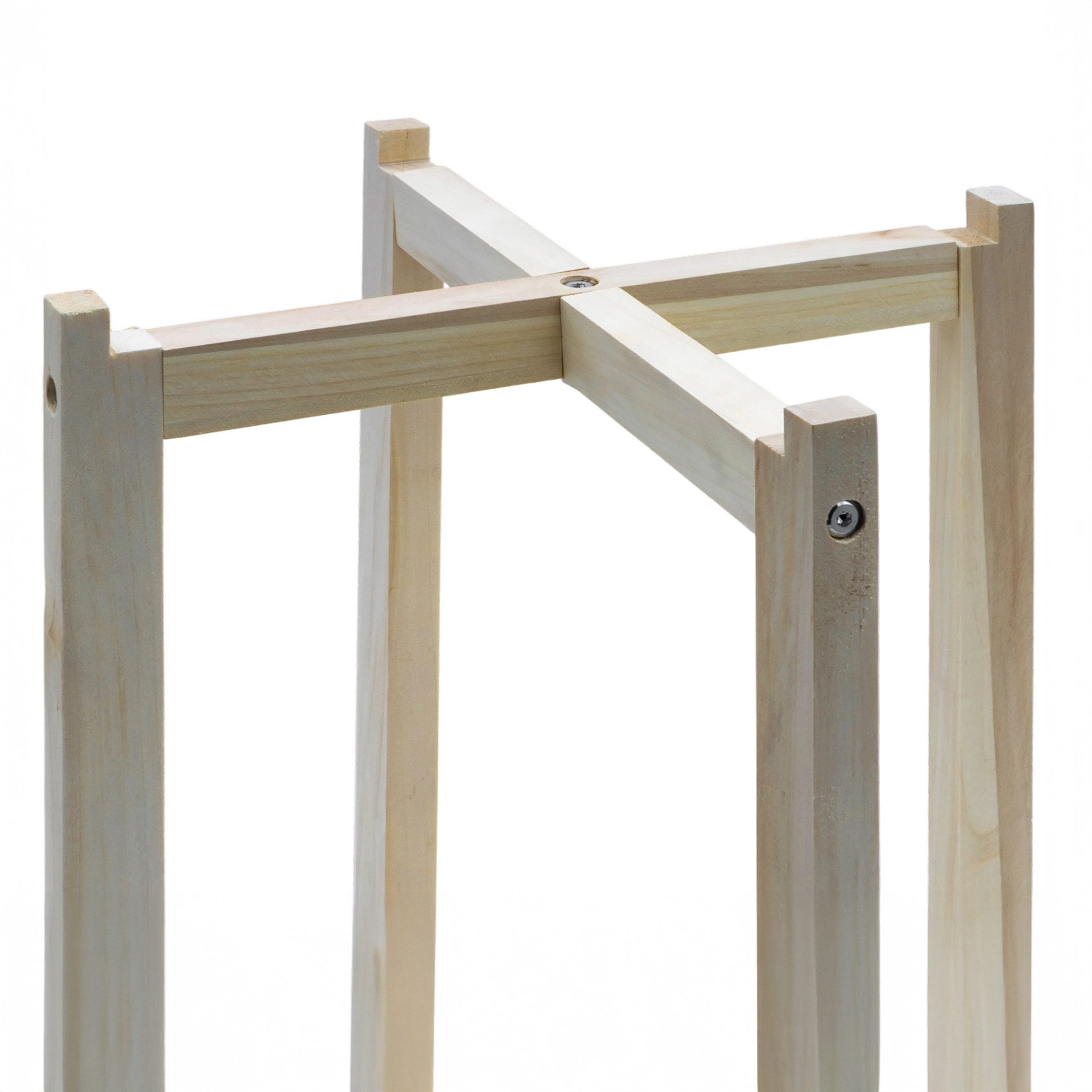 Spetebo Beistelltisch Couchtisch Holz rund mit Tischplatte im Tablett Design (40 cm x 33 cm (Höhe x Durchmesser), 1-St., Couchtisch), Durchmesser der Tischplatt – Bild 3 von 5