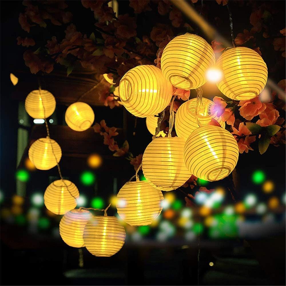 Salcar LED-Lichterkette LED-Lampions Lichterkette Außen-Lichterkette Latern günstig online kaufen