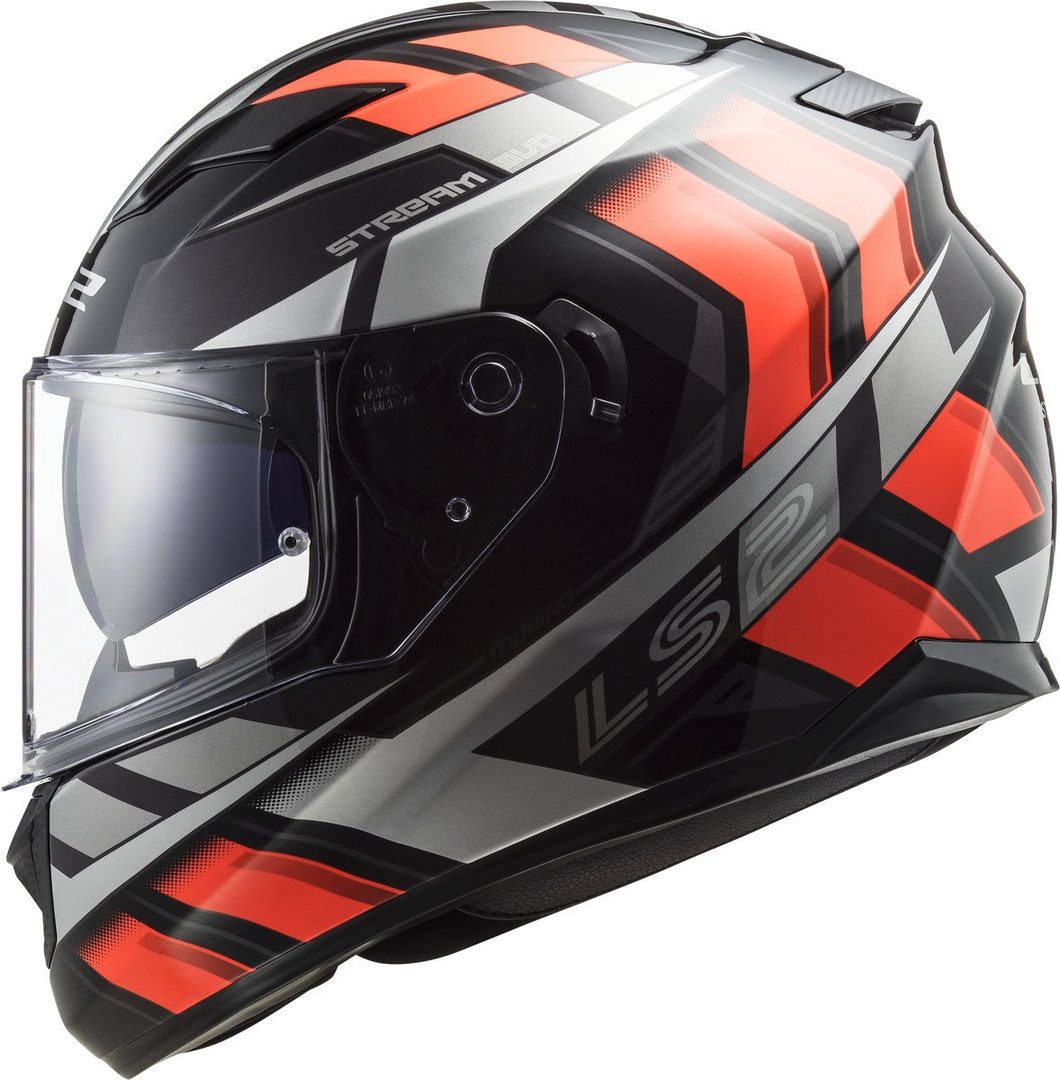 LS2 Motorradhelm FF320 Stream Evo Loop Helm, integriertes Sonnenvisier