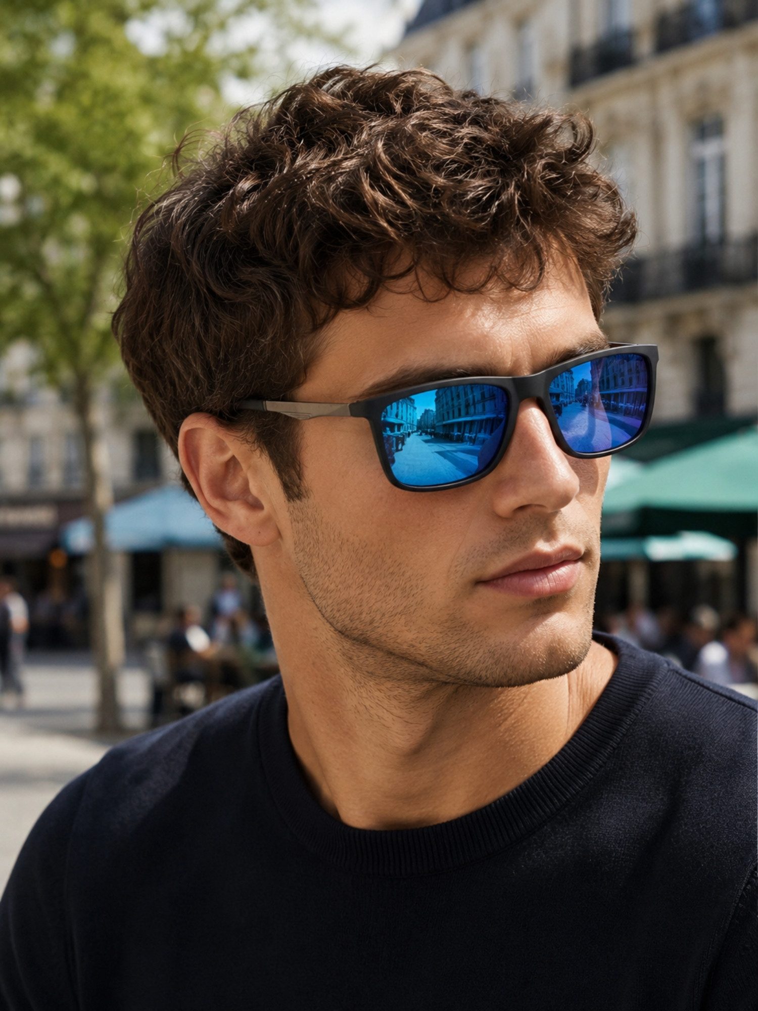 ANTALUX Sonnenbrille Polarisierte Sonnenbrille Herren/Damen, UV 400 Sonnenbrille mit Etui