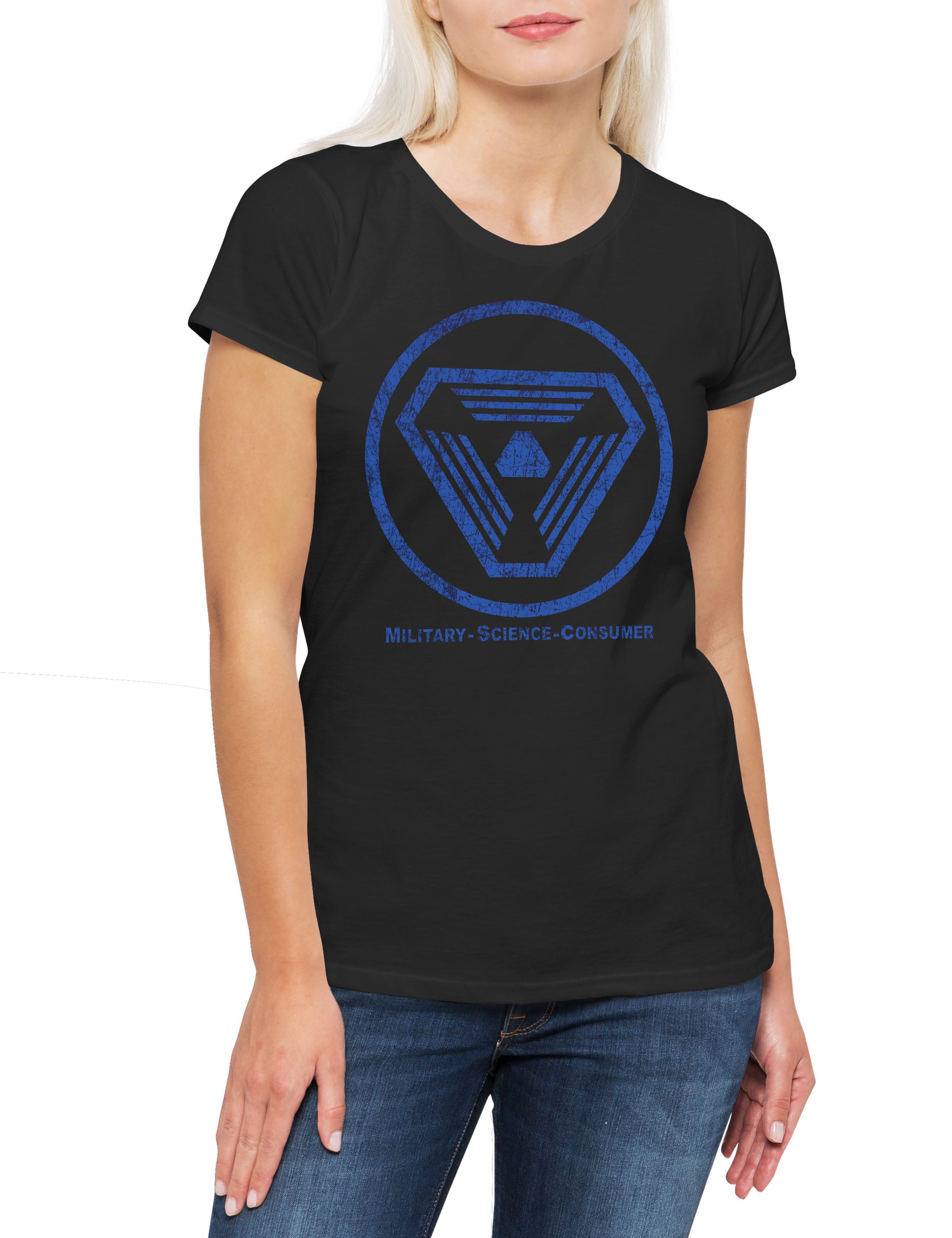 Print-Shirt System Trioptimum Corporation I Damen T-Shirt Corp Shock Citadel