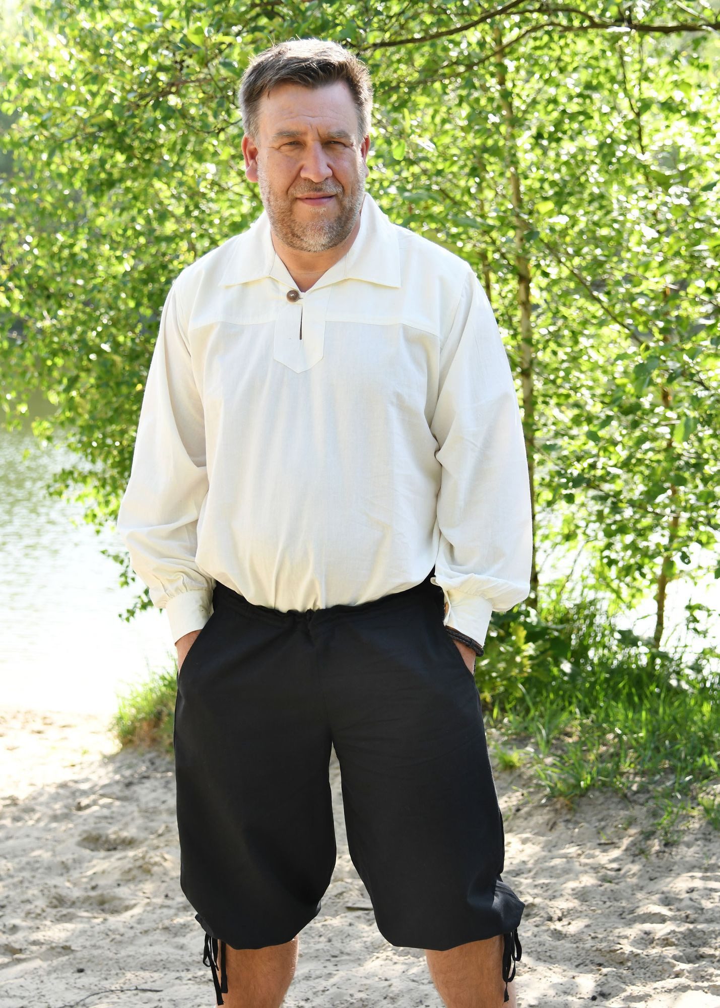 Battle Merchant Kostüm Knickerbocker Jonte, schwarz, Gr. M