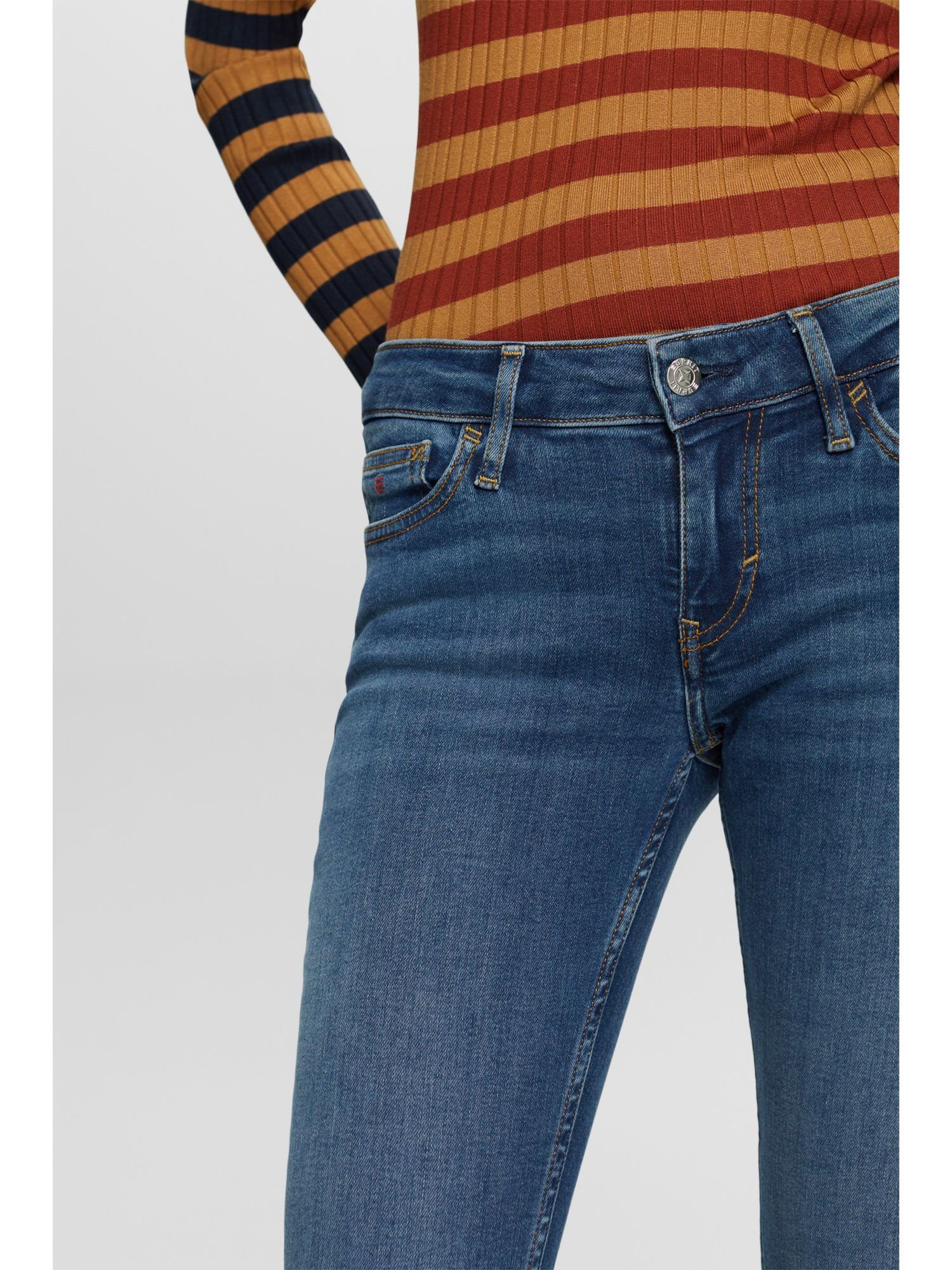 7/8-Jeans mit Cropped-Länge niedrigem in Jeans Esprit Bootcut Bund
