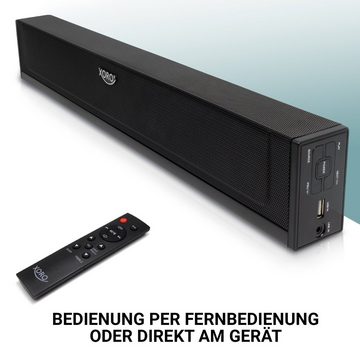 Xoro HSB 50 ARC TV Soundbar 2.0 BT5 25W RMS Line-IN S/PDIF-IN USB RC Soundbar