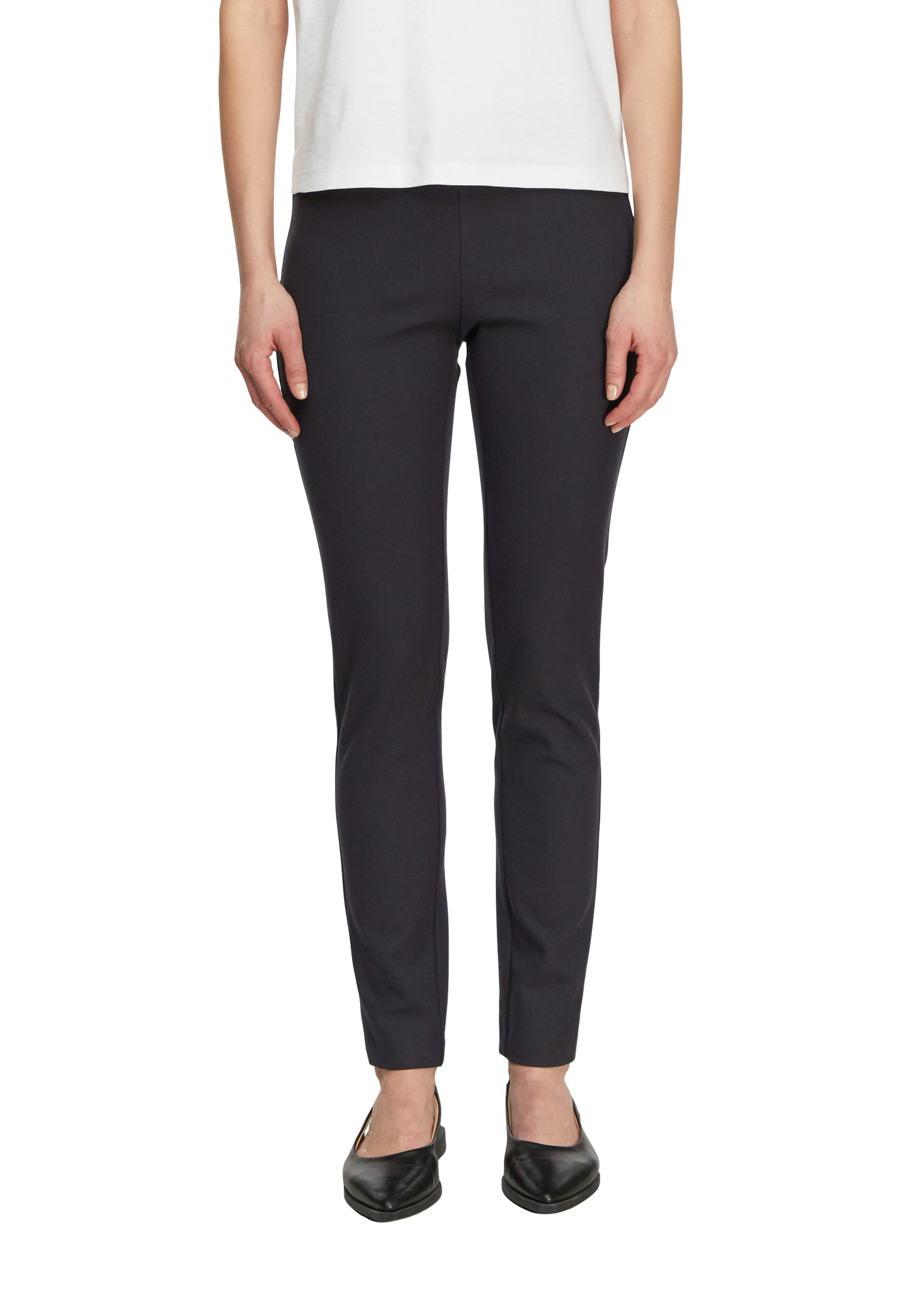 comma Leggings mit Schlitzdetails