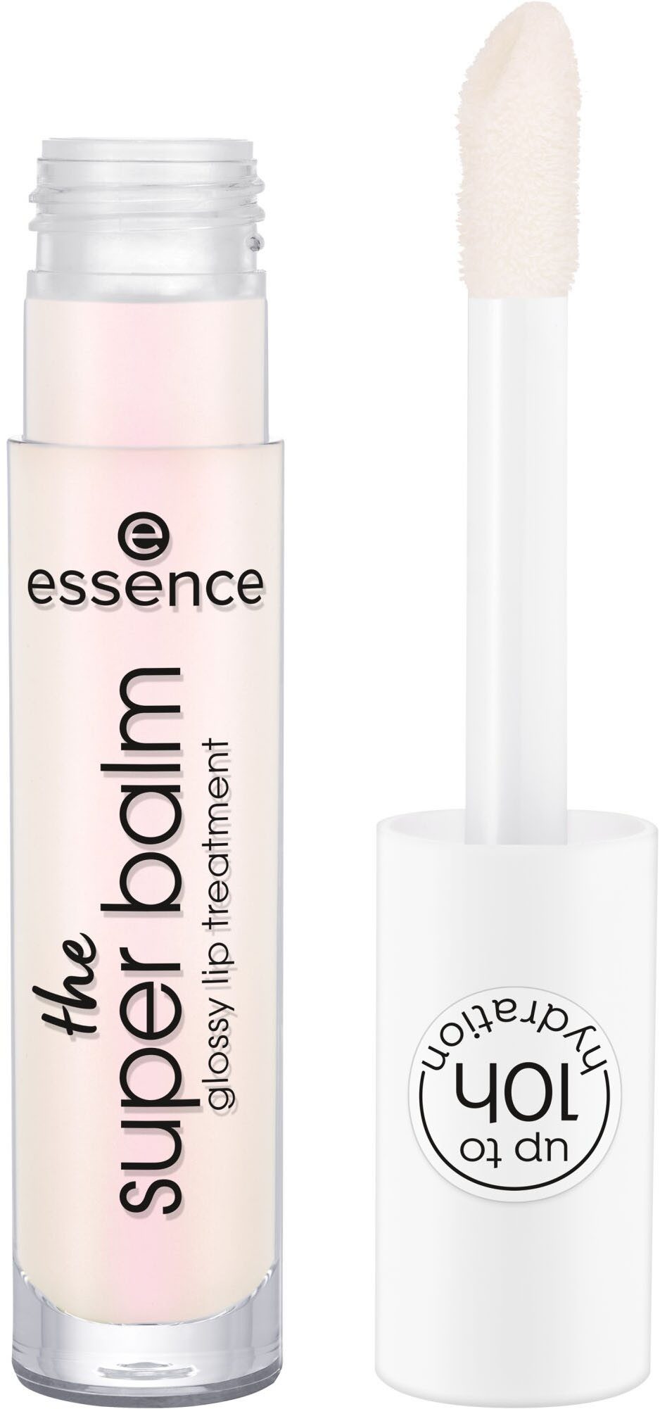 Essence Lippenbalsam the super balm glossy lip treatment, mit Sheabutter und Vitamin E