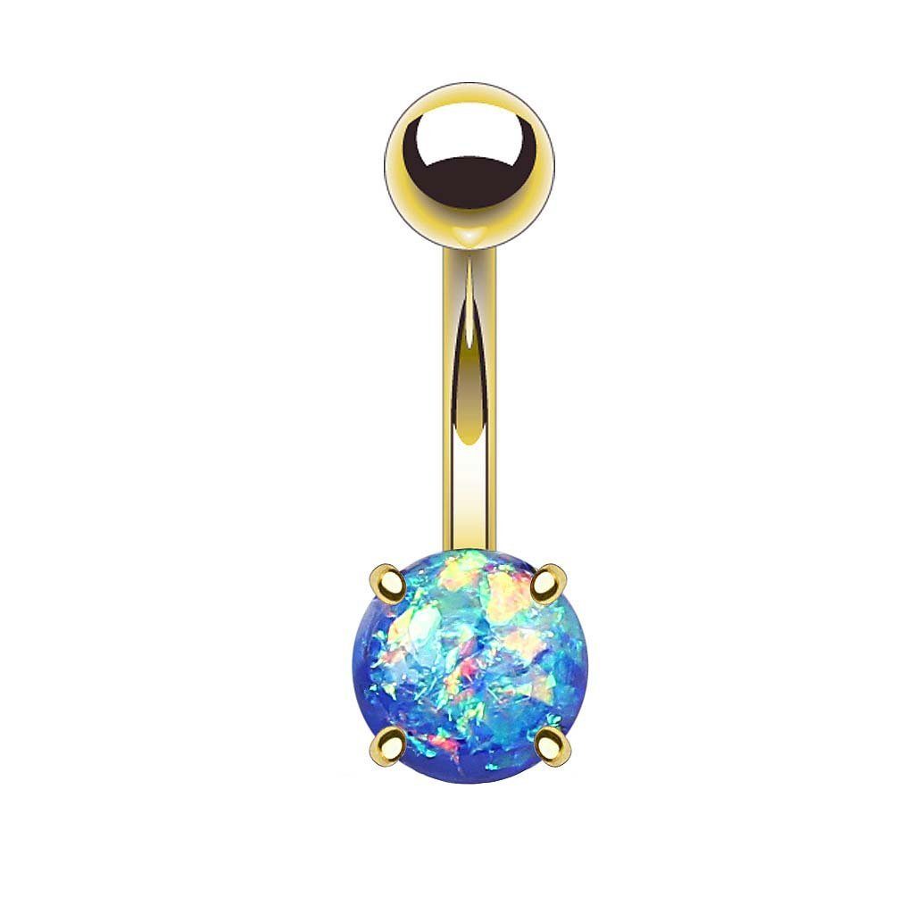 Taffstyle Bauchnabelpiercing Piercing Chirurgenstahl Vergoldet Glitter günstig online kaufen
