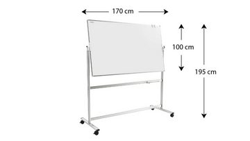 ALLboards Tafel ALLboards Mobiles Whiteboard – Fürs Büro, emailliert P3 Schreibfläche