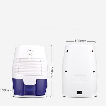 Dedom Luftentfeuchter Luftentfeuchter,Kleiner Luftentfeuchter,USB-Aufladung,Halbleiter, für 15 m³ Räume, Geräuschloser Betrieb