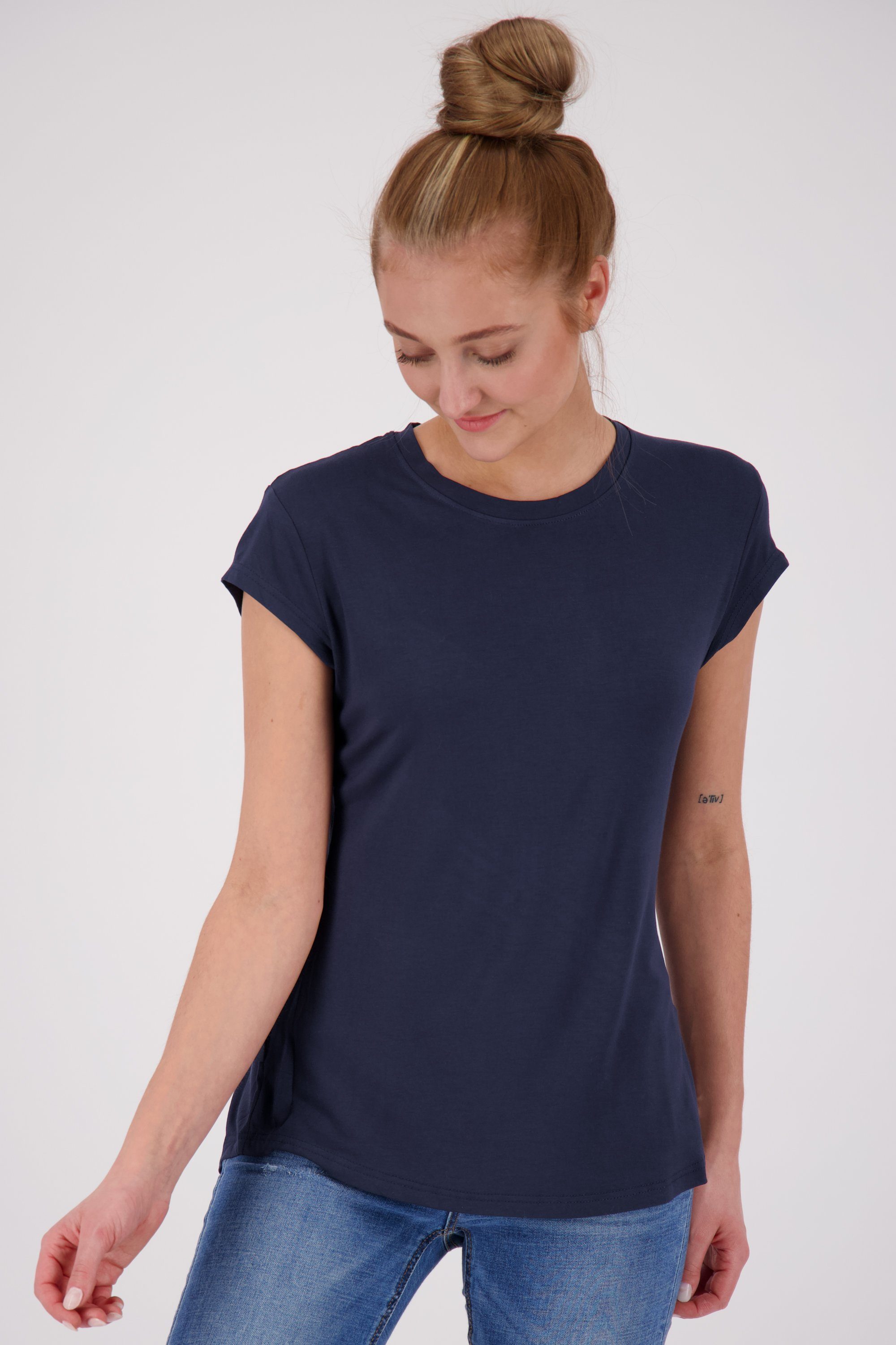 Top-Kundenbetreuung Alife MimmyAK Shirt A Kickin Shirt marine Rundhalsshirt Damen &