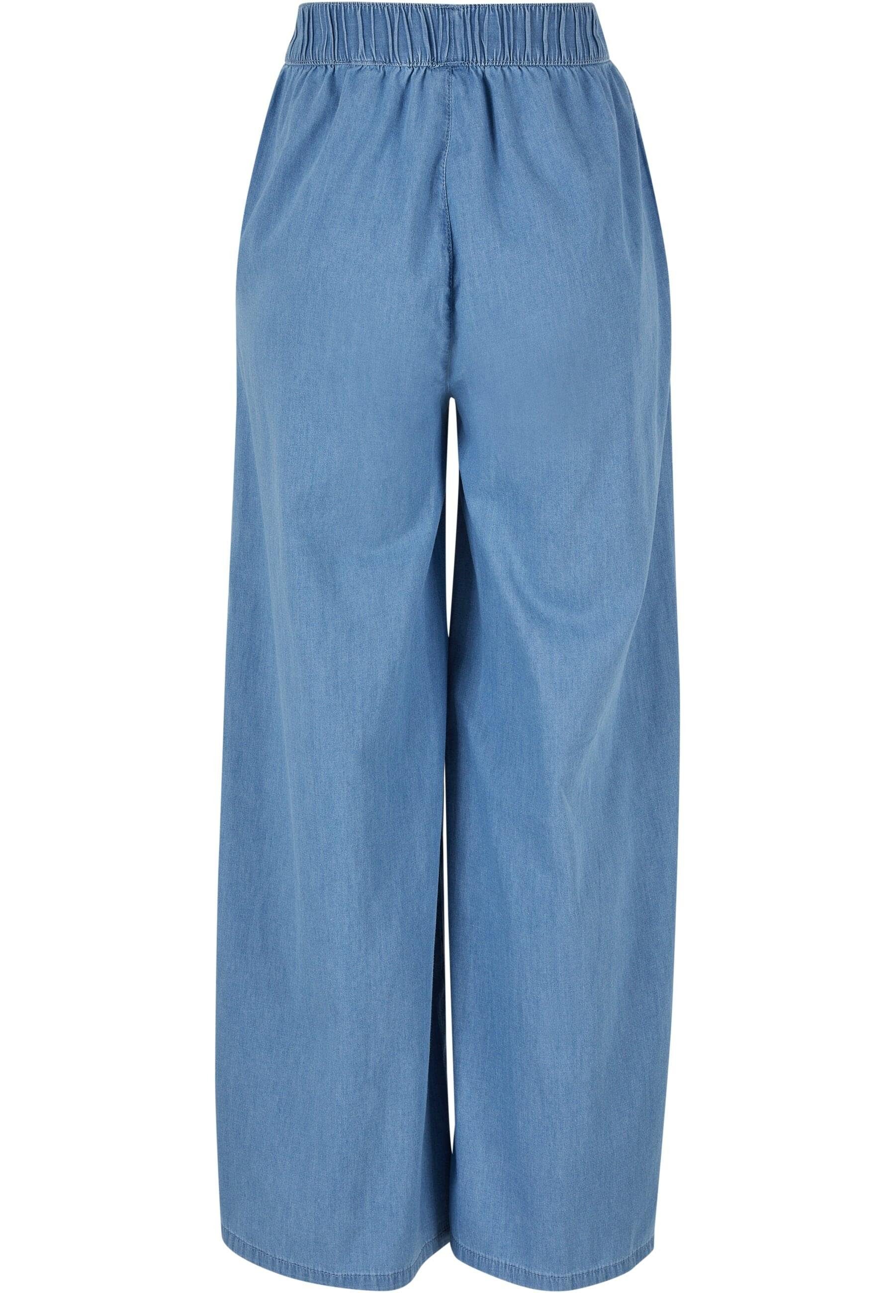 URBAN CLASSICS Stoffhose Urban Classics Damen Ladies Light Denim Wide Leg P günstig online kaufen