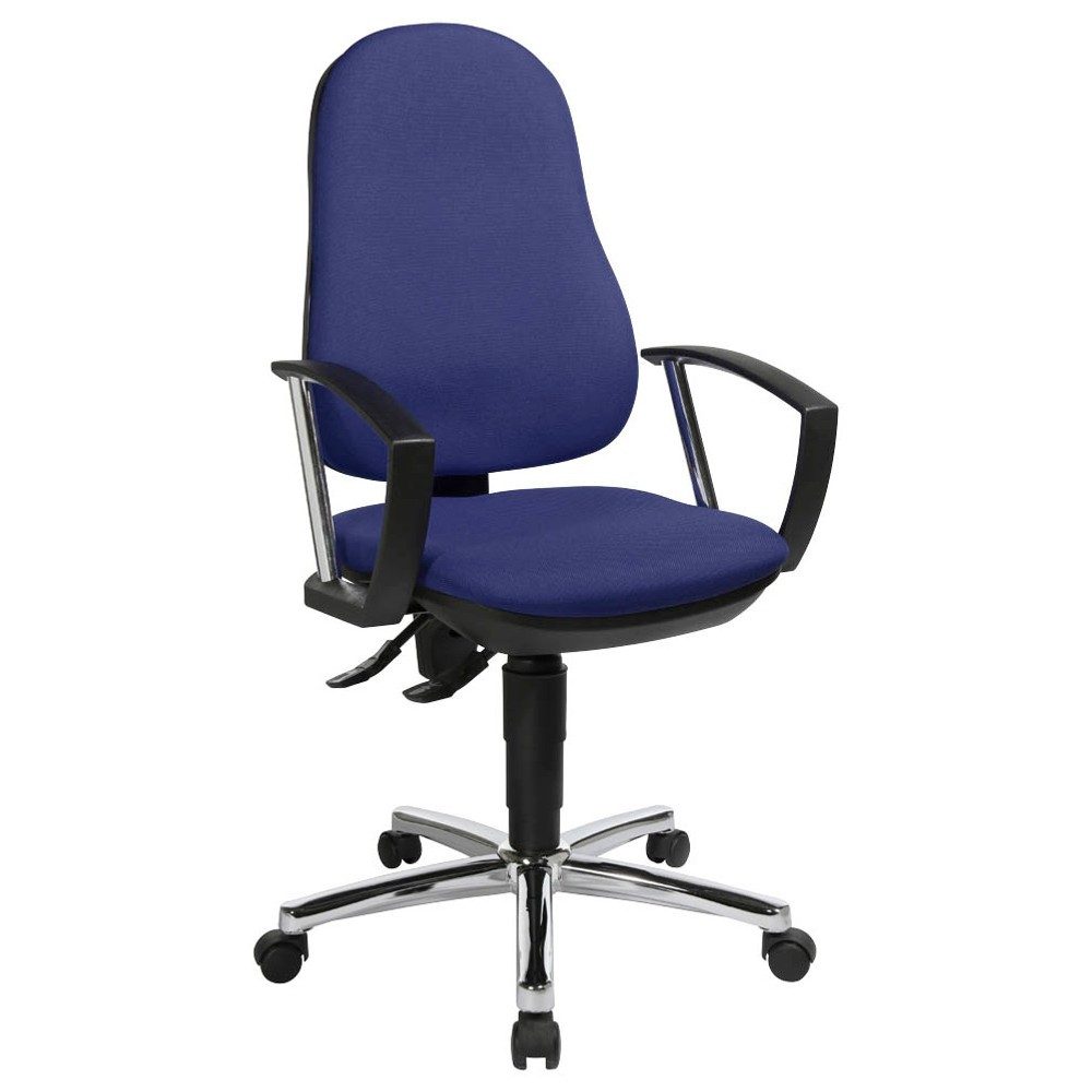 TOPSTAR Bürostuhl 1 Stuhl Bürostuhl Support P Deluxe - blau