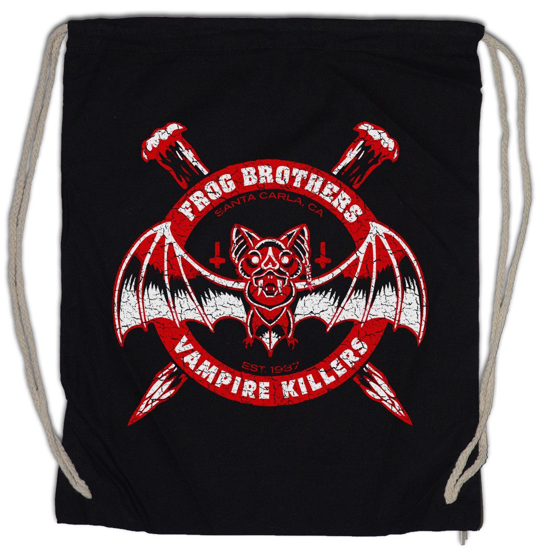 Turnbeutel Frog Brothers Turnbeutel Dracula Vampir Lost Vampire Killers Boys Logo
