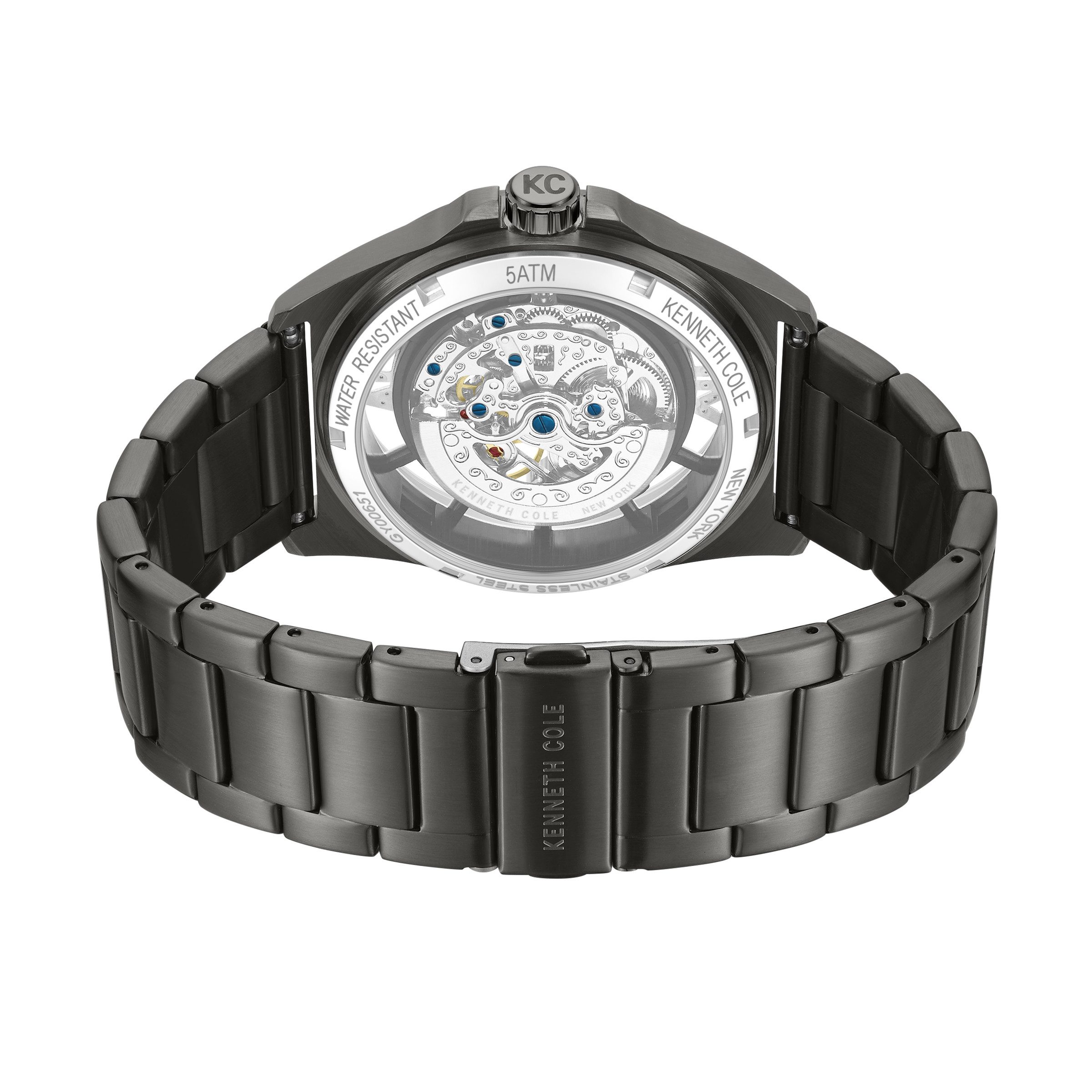 Kenneth Cole Automatikuhr Automatikuhr Herrenuhr 44 mm Automatik Herren