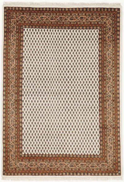 Orientteppich Sakki Mir, OCI DIE TEPPICHMARKE, rechteckig, Höhe: 7 mm, reine Wolle, hochwertig handgeknüpft, mit Fransen, Wohnzimmer
