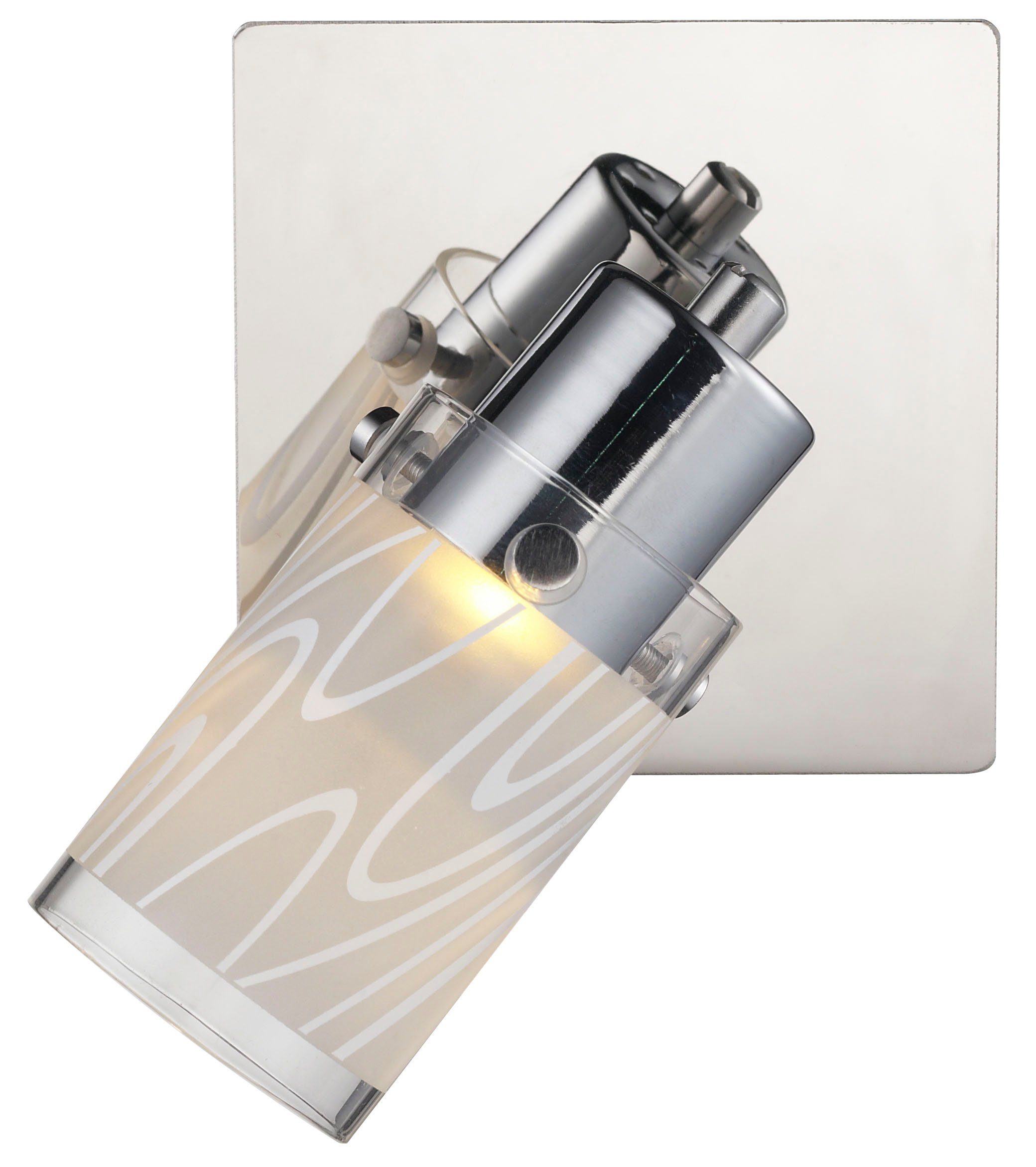 Licht-Erlebnisse Deckenstrahler NOVA 350 3000 Wandlampe LED integriert, LED lm fest Glas Wandspot LED, Warmweiß, K