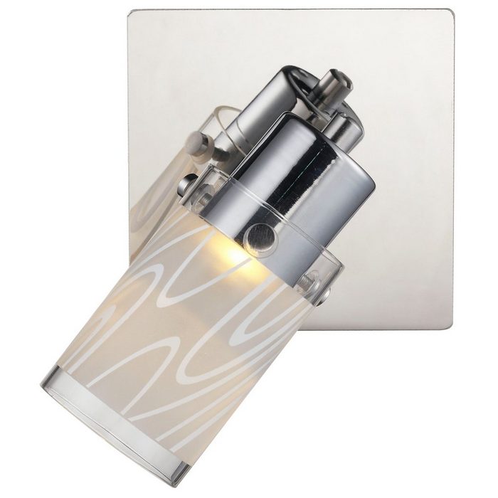 Licht-Erlebnisse Deckenstrahler NOVA LED LED fest integriert Warmweiß LED Wandlampe 3000 K 350 lm Glas Wandspot