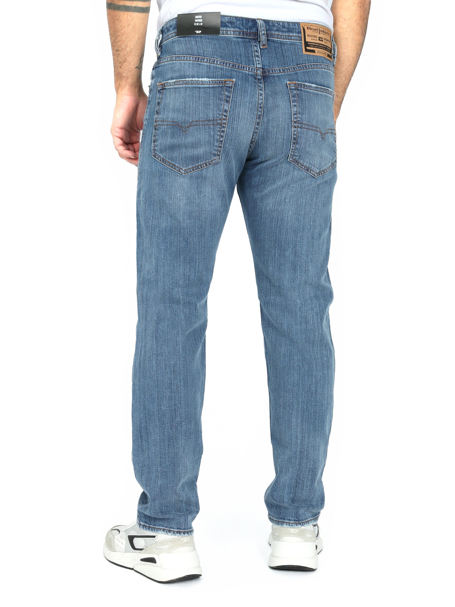 Diesel Tapered-fit-Jeans Regular Fit, leicht & weich - BUSTER X R097E - Länge:32