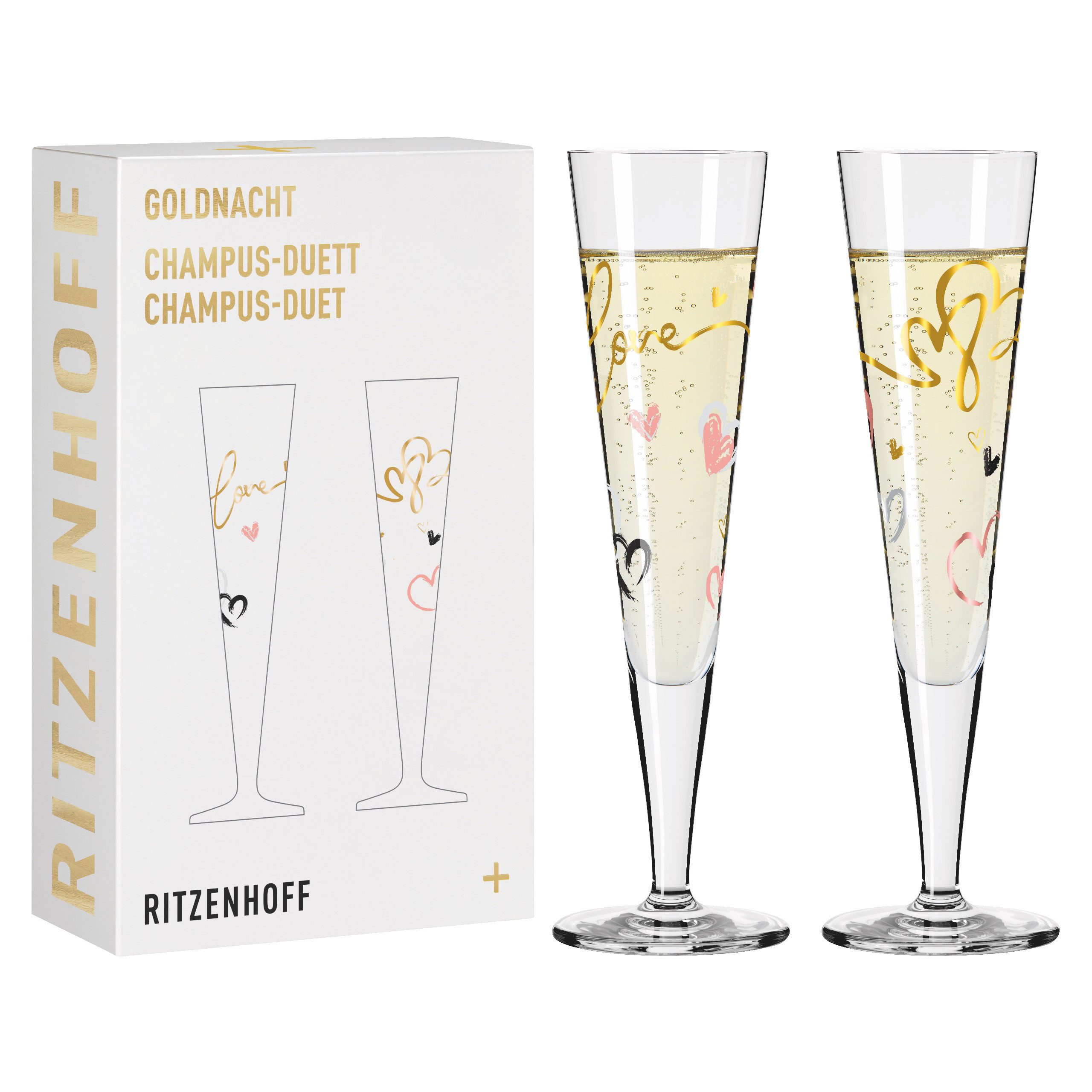 Ritzenhoff Champagnerglas Goldnacht