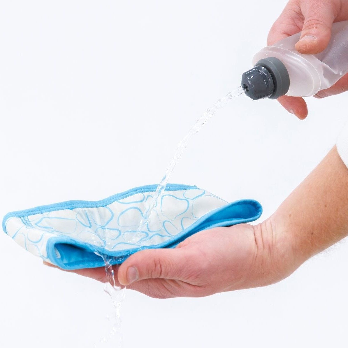 Ruffwear Tier-Halstuch Kühlhalsband Swamp Cooler Neck Gaiter Biolumin Blue