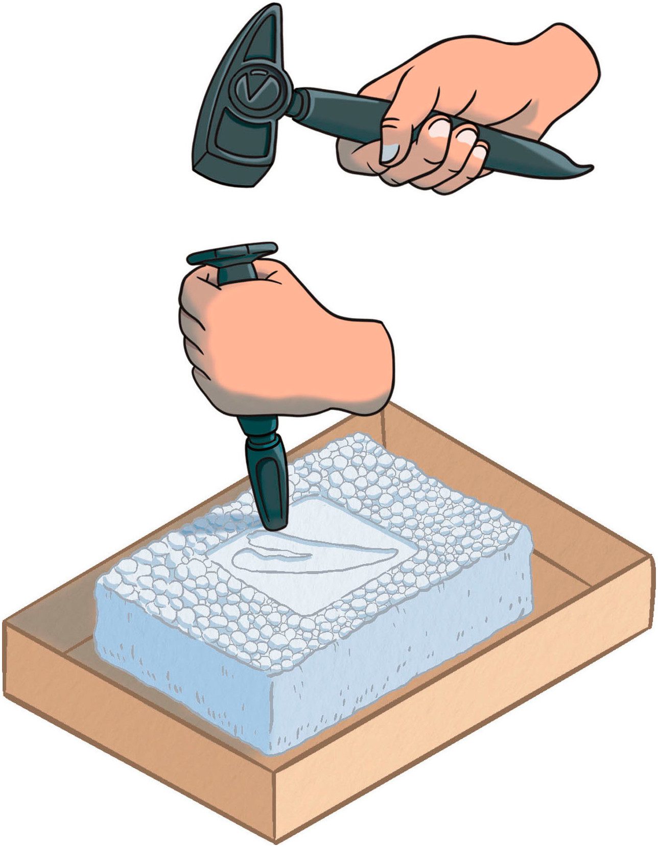 Clementoni® Experimentierkasten Galileo Discovery, Ausgrabungs-Set Riesenschädel des T-Rex, Made in Europe