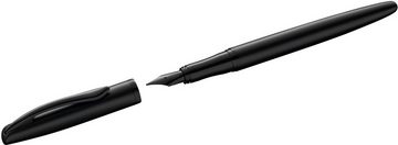 Pelikan Füllhalter Jazz® Noble Elegance, carbon schwarz, (Set), mit Kugelschreiber