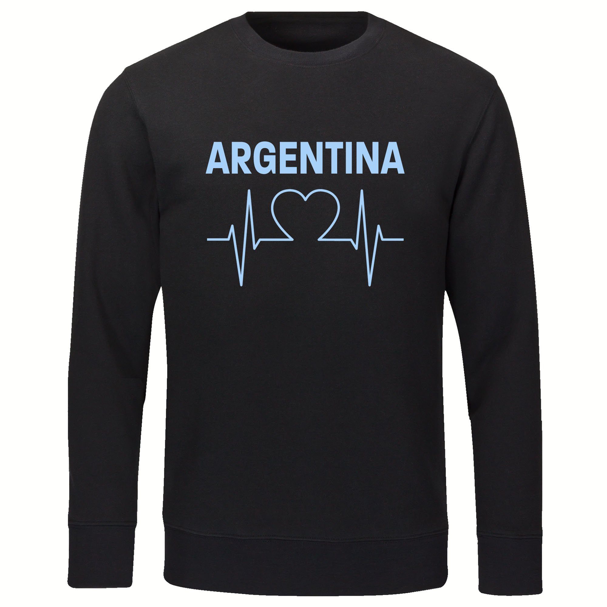 multifanshop Sweatshirt Argentina - Herzschlag - Pullover