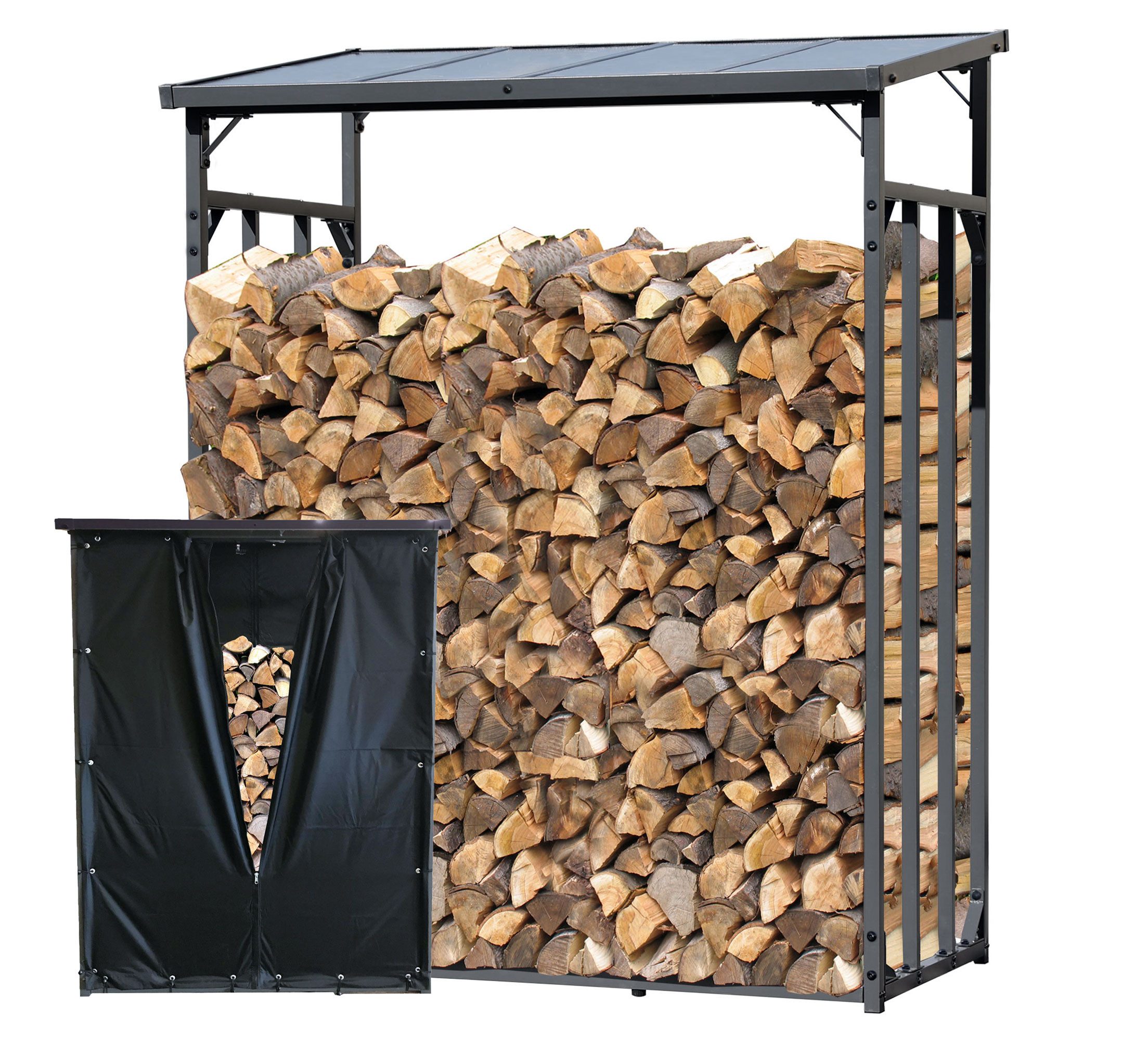 Quick Star Kaminholzregal Kaminholzregal 143x70x185 cm günstig online kaufen