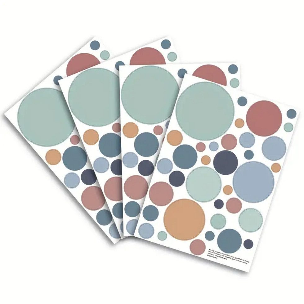 Montegoni Wandsticker Polka Dot Wandaufkleber Kreis Set Rund selbstklebend günstig online kaufen