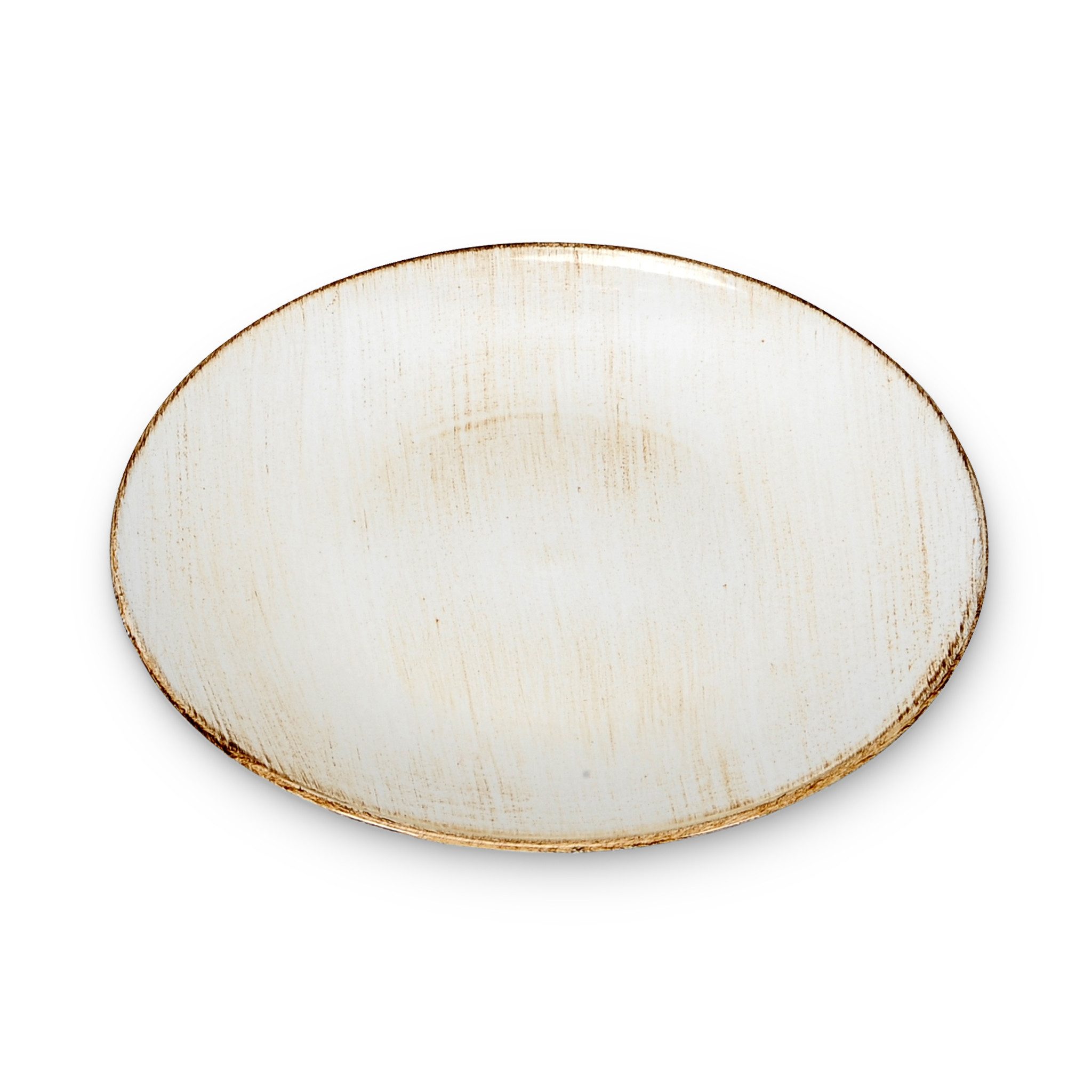 matches21 HOME & HOBBY Dekoschale Deko-Teller 22 cm in creme-braun für drin günstig online kaufen