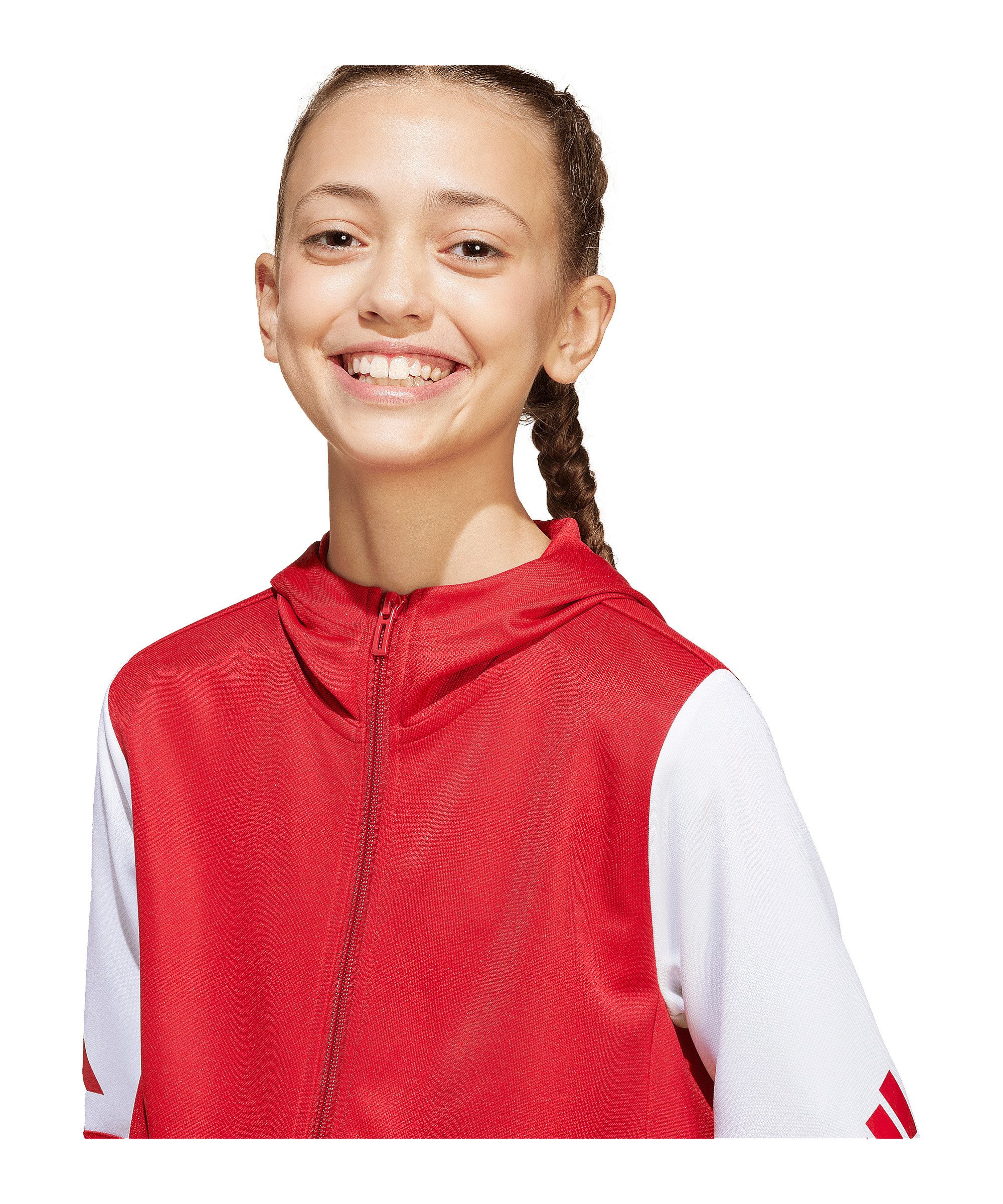 adidas Performance Sweatjacke adidas Performance Squadra 25 Kapuzenjacke Kids Polyester – Bild 2 von 5