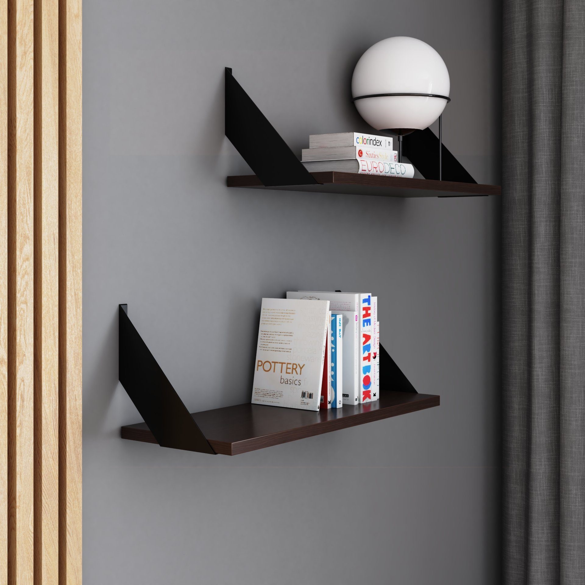 AKKE Wandregal, Hängeregal FLAT modern mit günstig online kaufen