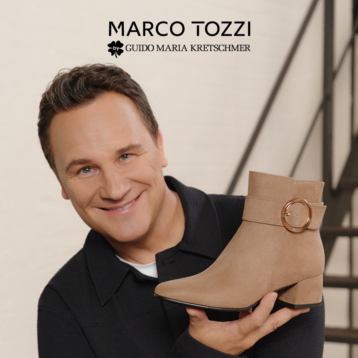 MARCO TOZZI Stiefelette, Blockabsatz, Abendschuh, Festtagsschuh günstig online kaufen
