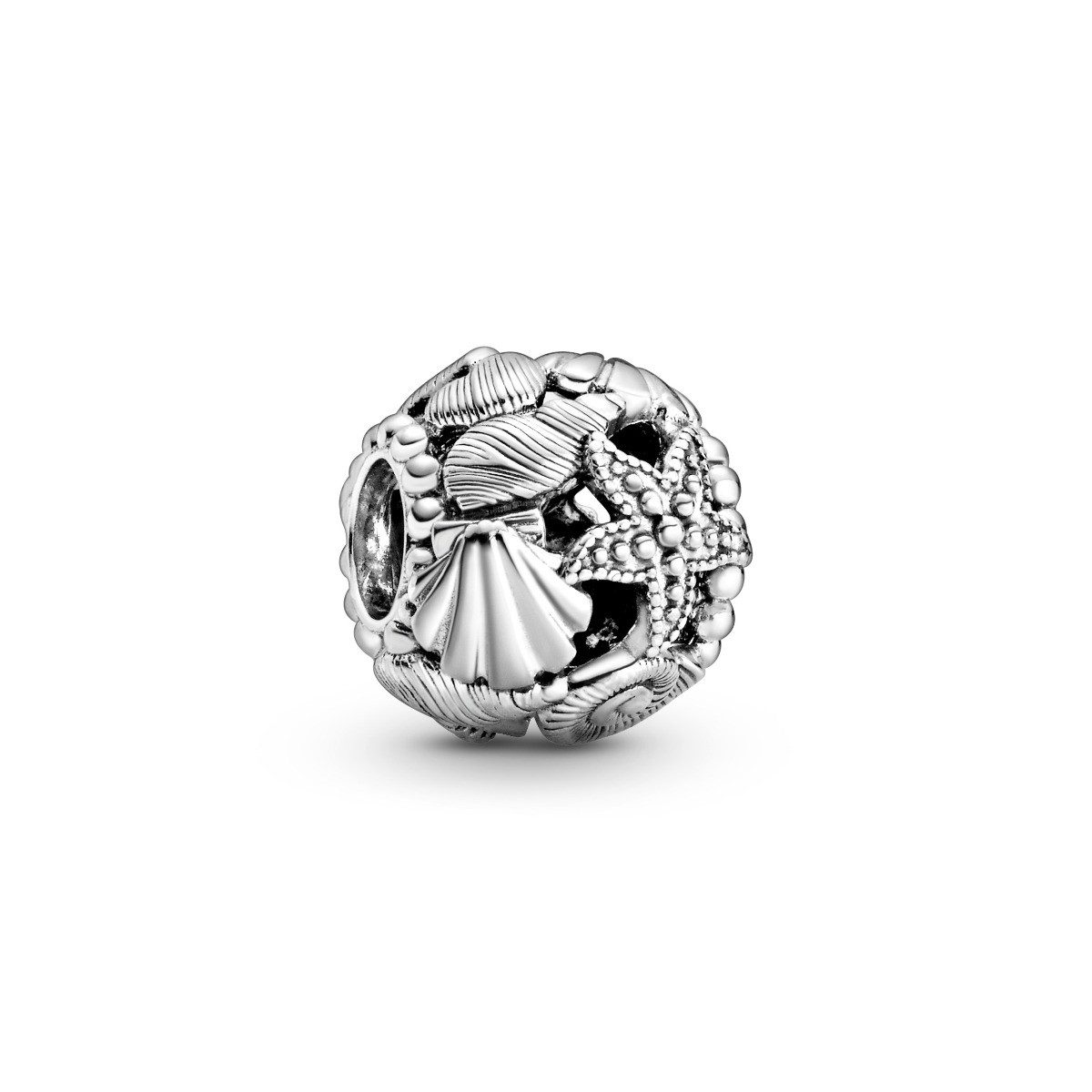 Pandora Charm-Einhänger Pandora 798950C00 Charm Damen Offen Seestern Muschel Herzen Sterling-
