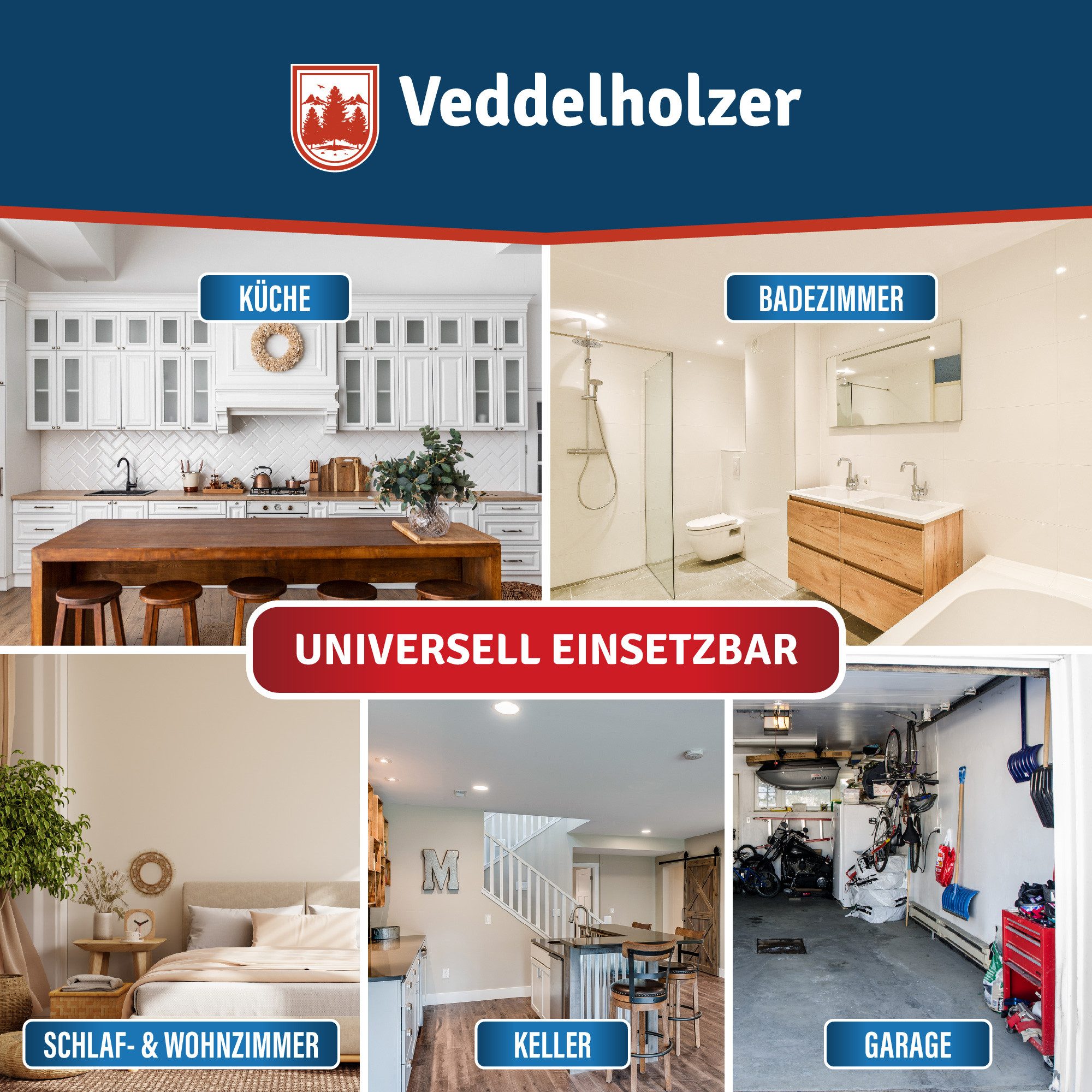 Veddelholzer Insektenspray 500 ml Papier- & Silberfisch Abwehrspray Laborgeprüfte Wirksamkeit, 500 ml, sofort und Langzeitschutz Effektiv & Dauerhaft, Silberfische bekämpfen optimale Alternative zu Silberfisch Köderdose