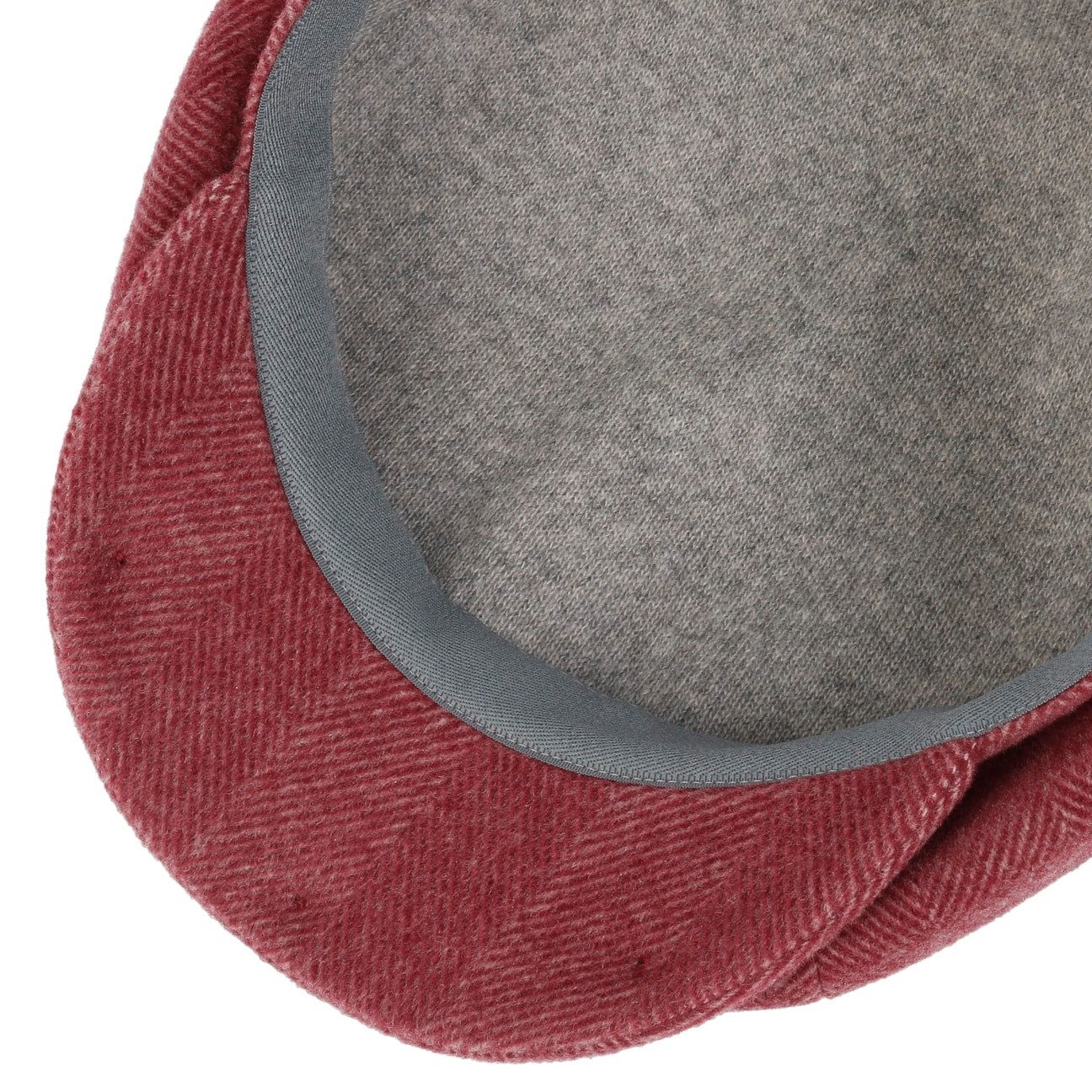 Alfonso D´Este Flat Cap (1-St) Schirmmütze mit Schirm, Made in Italy