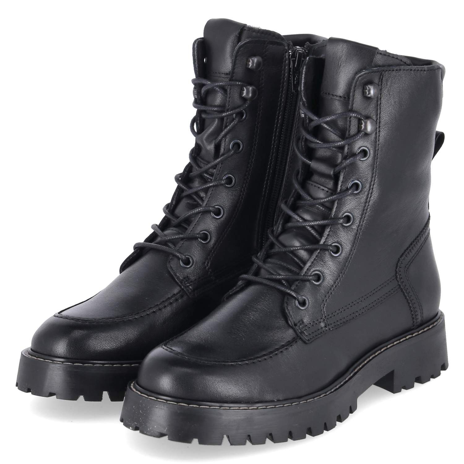 Fräulein Frida Fräulein Frida F-8541 Sauvage Black Damen Glattleder black Schnürstiefel
