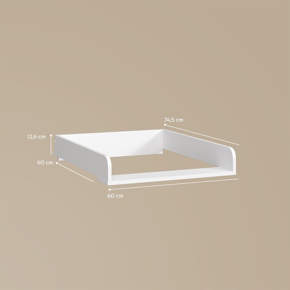 Livinity® Waschmaschinenumbauschrank Paolina, Weiß, (1-St)