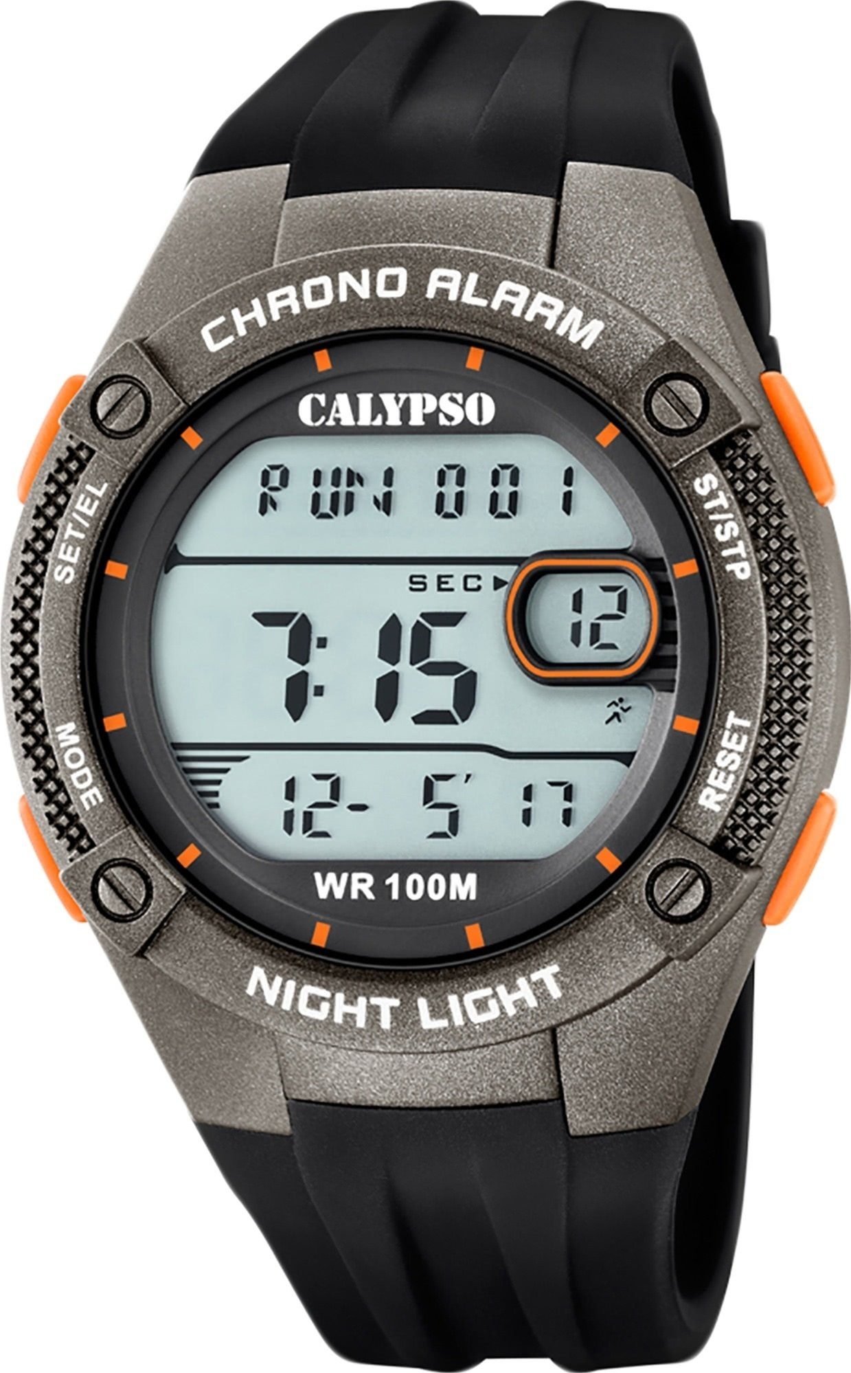 Herren Uhren CALYPSO WATCHES Digitaluhr UK5765/4 Calypso Herren Uhr K5765/4 Kunststoffband, Herren Armbanduhr rund, Kunststoff, 