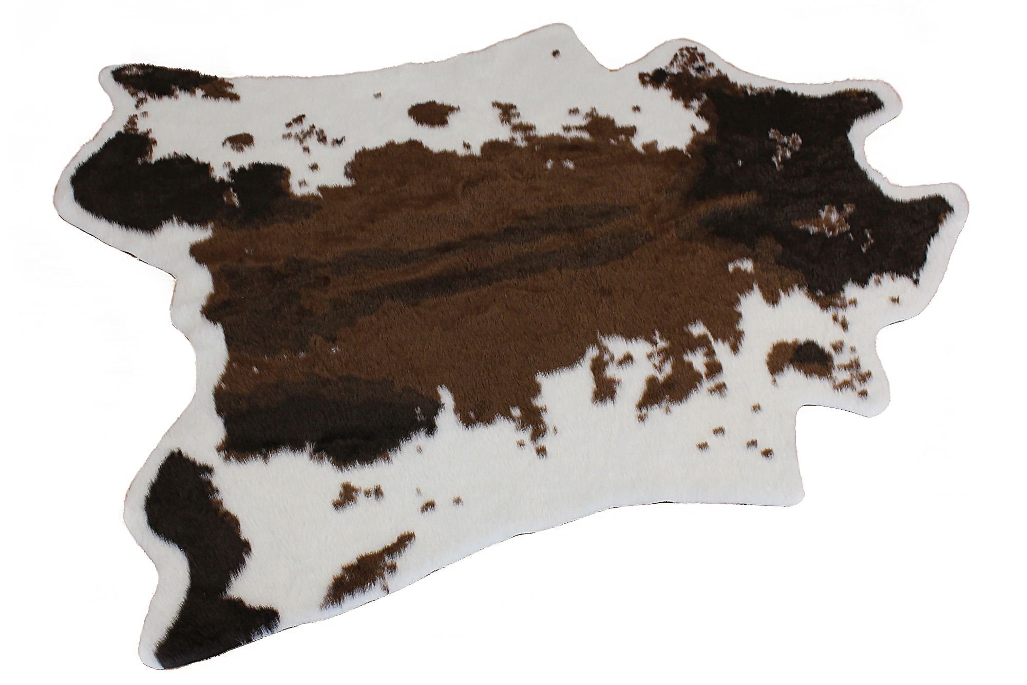 Dekoleidenschaft Fellteppich "Kuhfell" 160x130 cm, Kunstfell Kuhmotiv, Rind günstig online kaufen