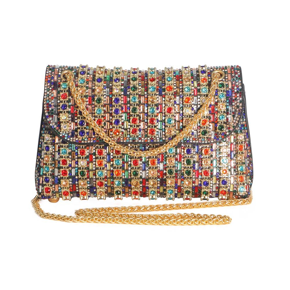 Coonoor Clutch Damen Abendhandtaschen Strass Geldbörse Kristall Abend Clutch, für Frauen Formal