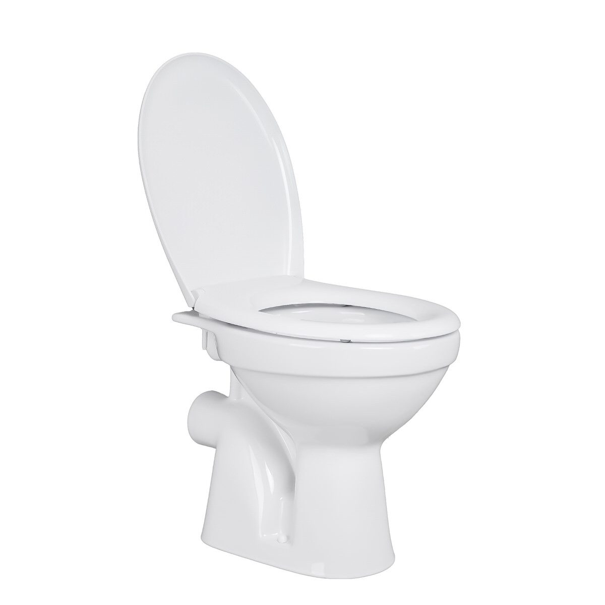 Belvit Tiefspül-WC BV-SW5001-T+BV-D0400, Belvit Dusch WC mit Bidet Funktion – Standtoilette mit Taharet