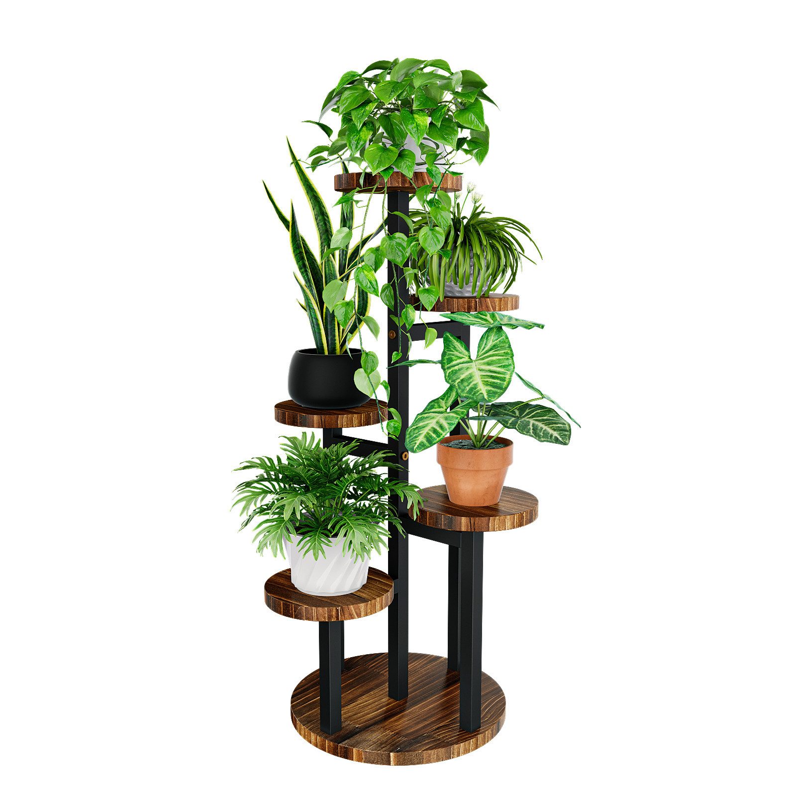 Bamworld Blumenständer Holz-Pflanzenständer, Indoor-Blumenregal, Kleiner Me günstig online kaufen