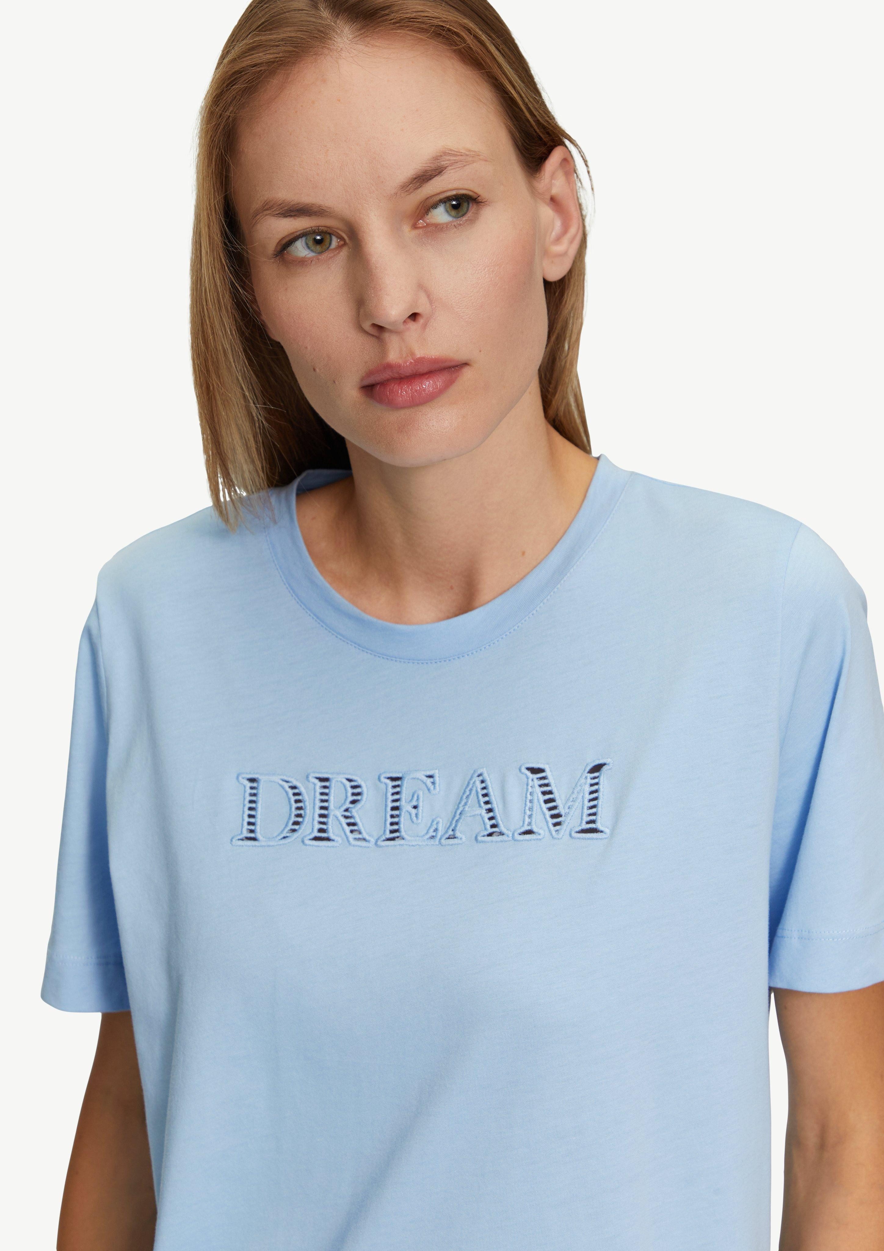 s.Oliver Kurzarmshirt Relaxed Fit-Shirt mit Schriftprint günstig online kaufen