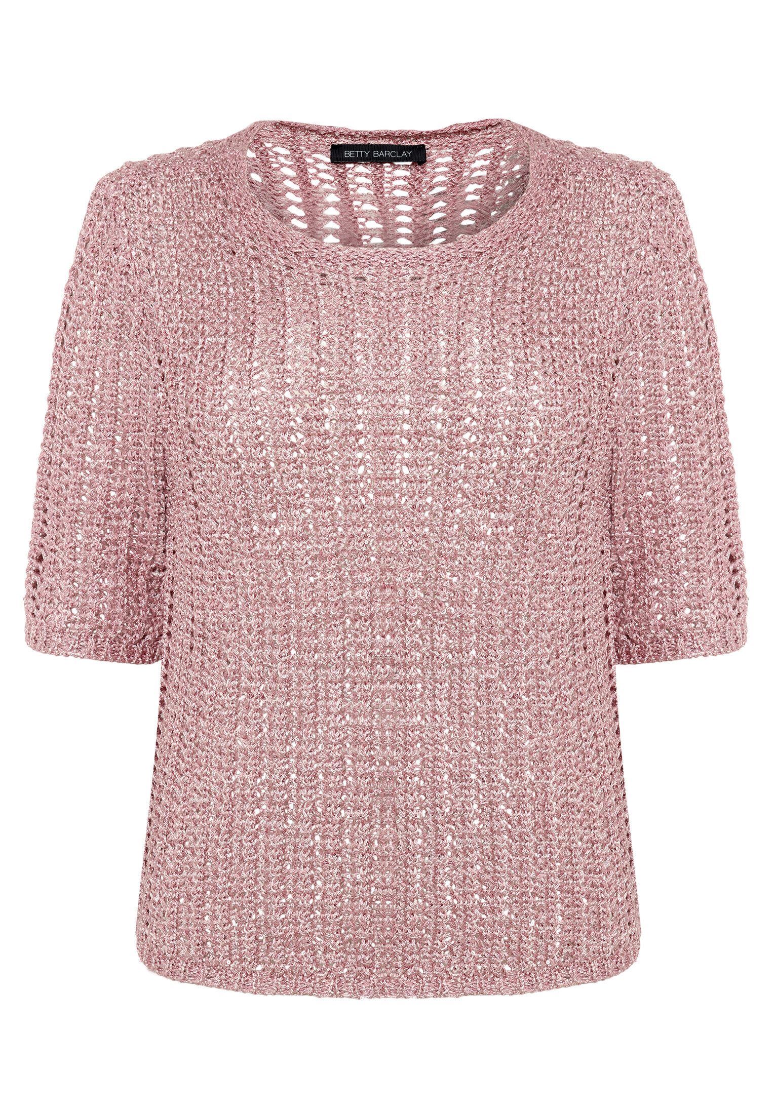 Betty Barclay Kurzarmshirt Damen mit Lochmuster (1-tlg)