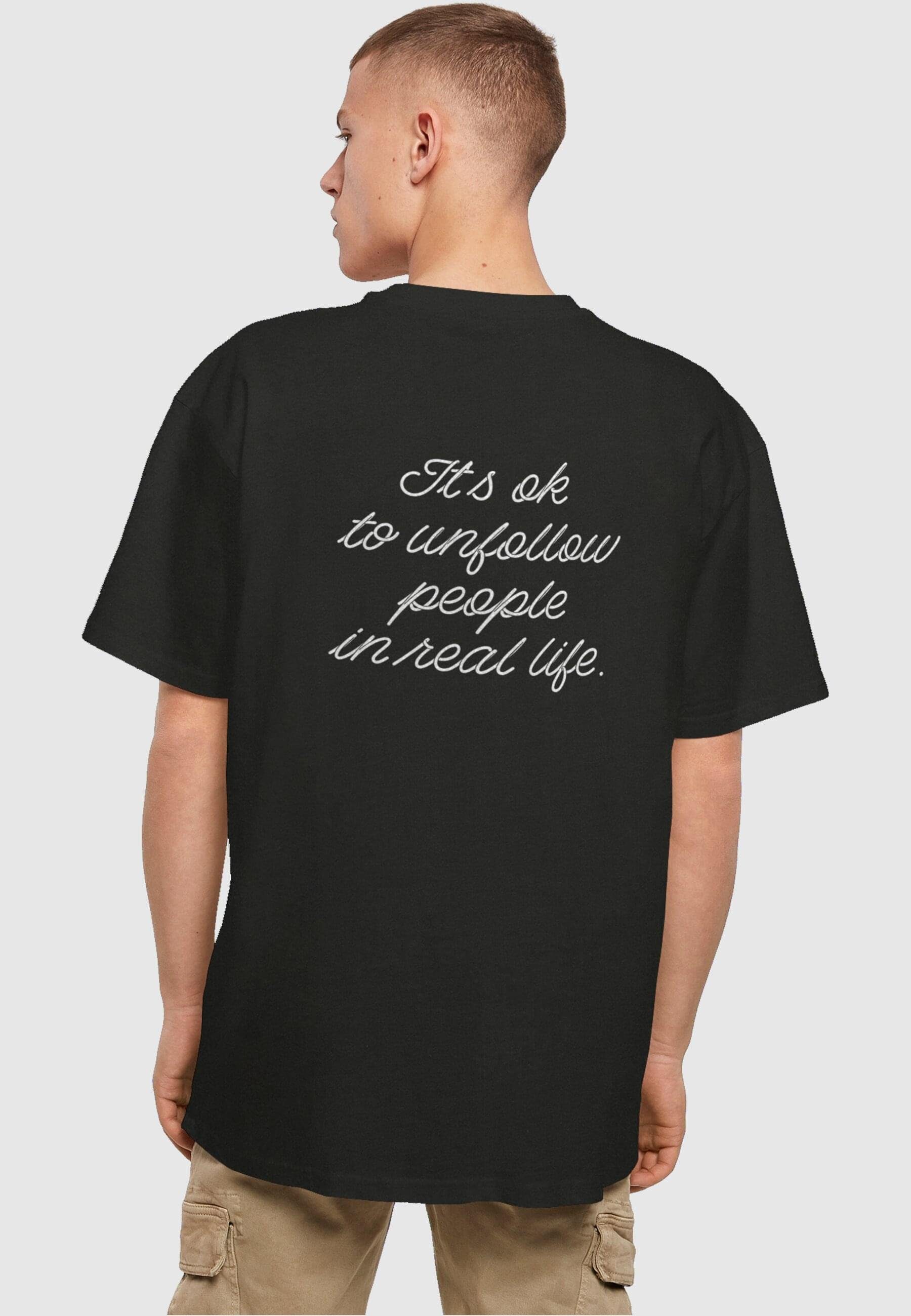 Merchcode T-Shirt Herren Heartbreak X black Oversize (1-tlg) Tee
