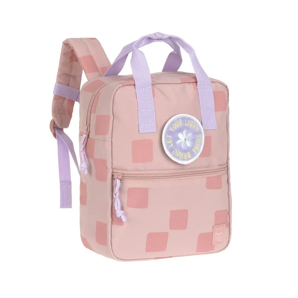 LÄSSIG Kinderrucksack Mini Square Backpack Pattern Party rose